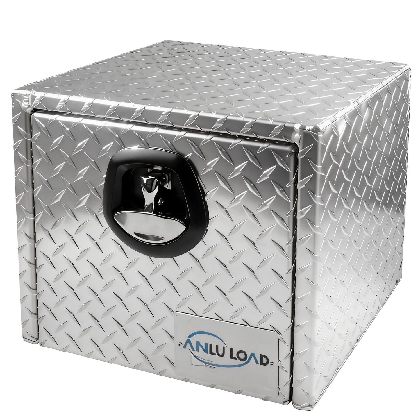 LULU CARGO CONTROL 16 x 12 x 14 Inch Underbody Truck Tool Box, Aluminum Lockable Tool Box for Truck Bed, Side Mount Tool Storage for Trailers & Pickups