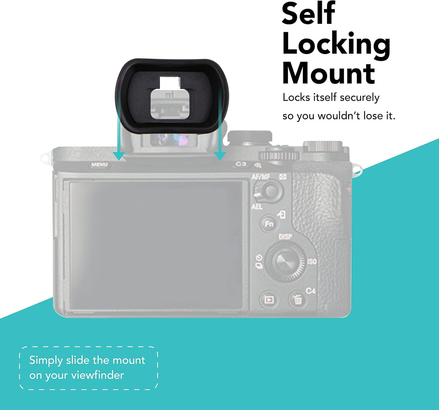 Foto&Tech DK-29 Z5 Z6 Z6 Z7 Z7 Soft Rubber Eyecup, Eye Cup Cover Eyepiece Viewfinder Compatible with Nikon II II