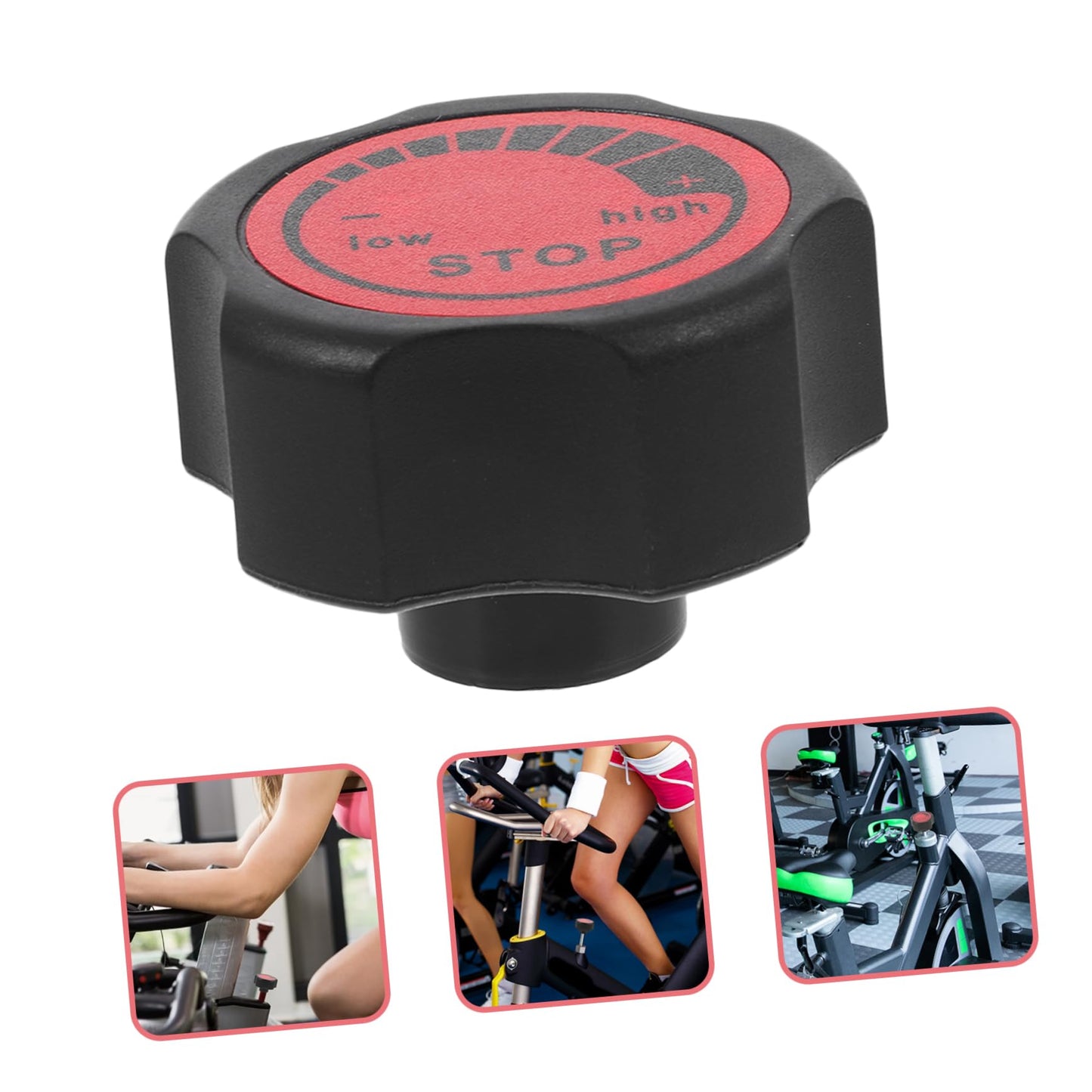 HONMEET Exercise Bike Replacement Knob M8 Resistance Adjustment Accessory for Indoor Cycling Stationary Bike Fitness Equipment with Ergonomic Grip