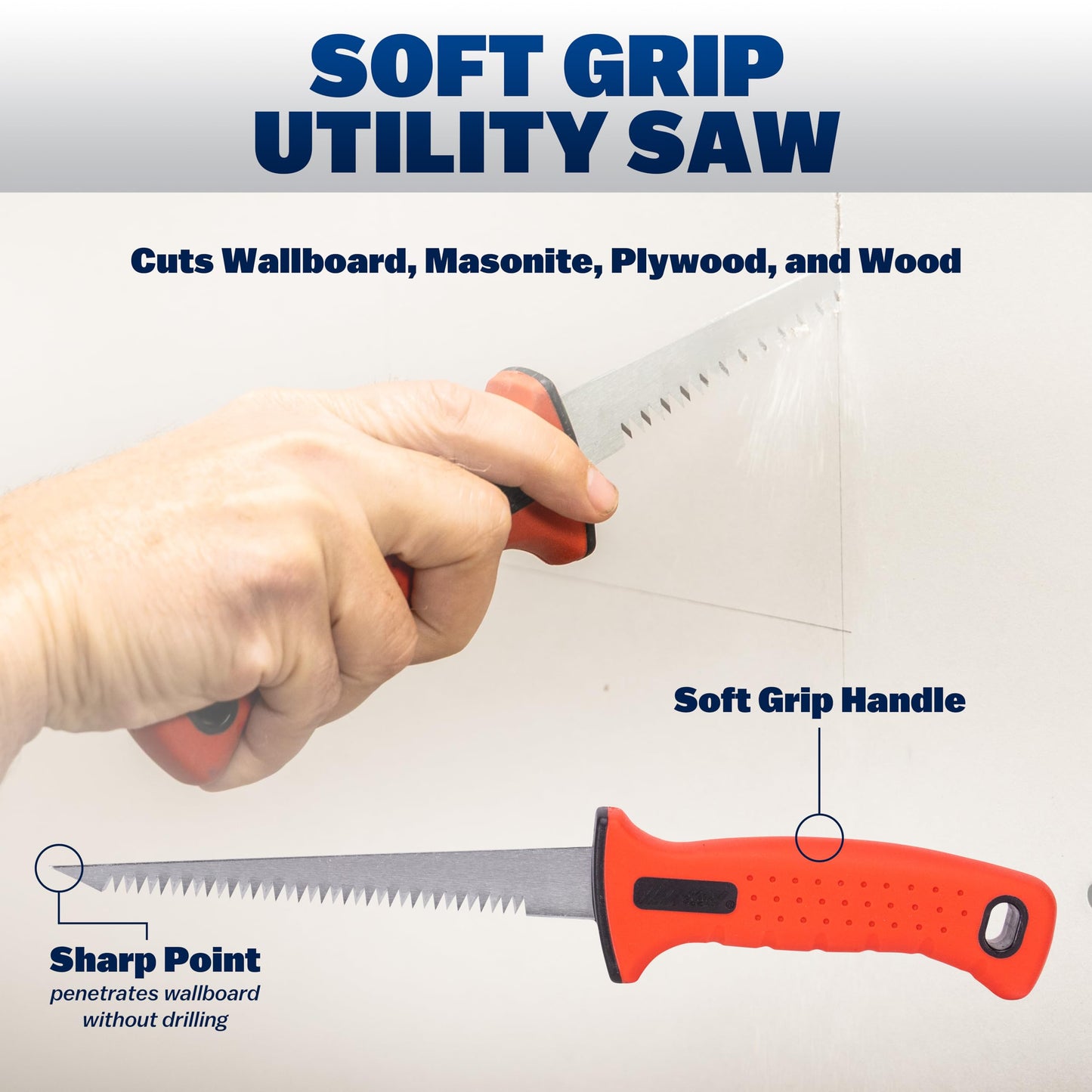 WAL-BOARD TOOLS Deluxe Drywall Finishing Tool Kit, Mud Pan, MultiTool, Taping Knife, Bucket Scoop, Saw, Mud Mixer, DTKFNSH2