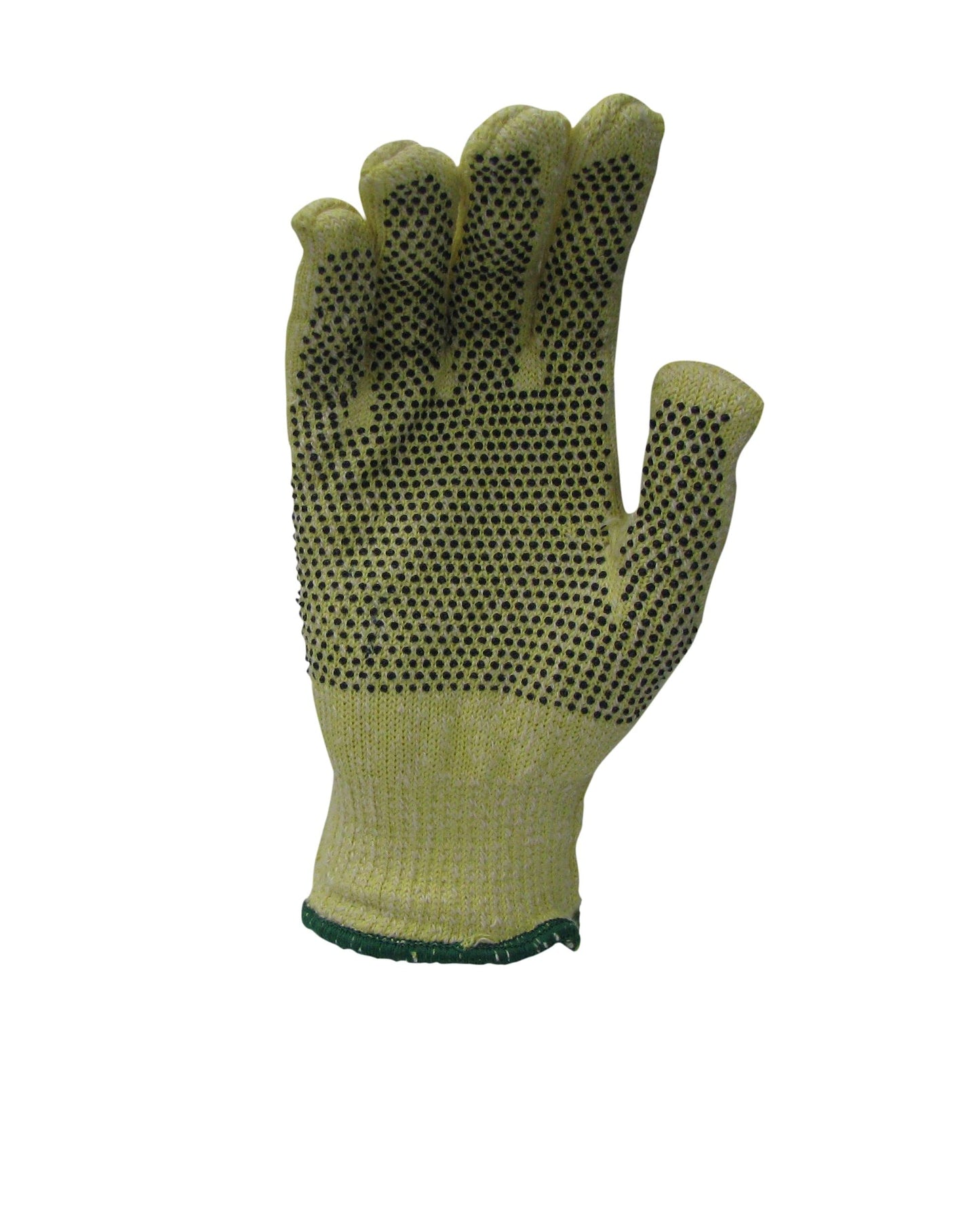 MAGID NT73BKVPR-8 Nitrile-Dotted para-Aramid Blend Terry Glove, 8, Yellow (Pack of 12)