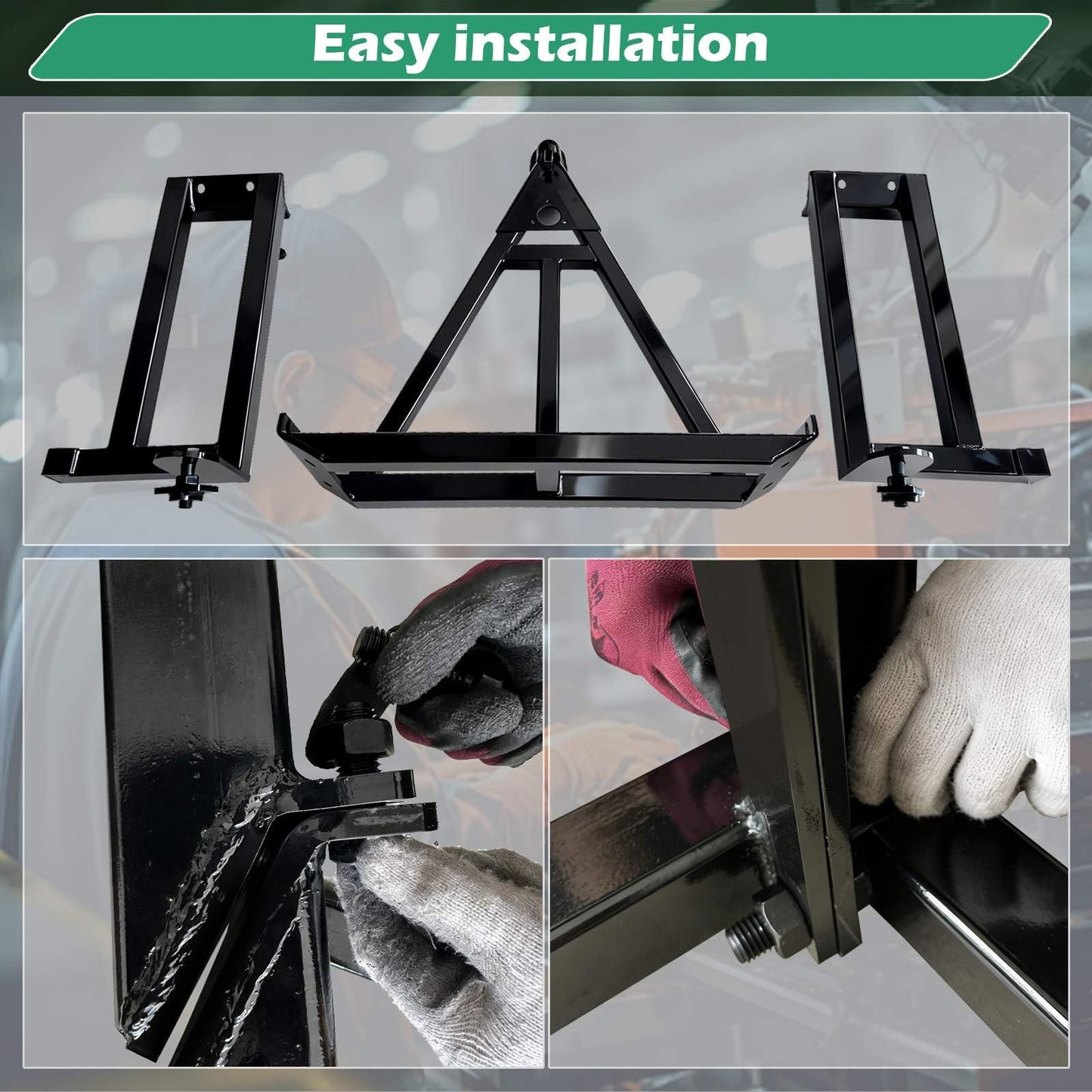 Trailer with Your Truck, the Container Trailer bar kit is Suitable for 20 'and 40' containers. The Newly Upgraded Split Design Makes it Easy to Store. Used for Parking Lots on Farms and ranches.