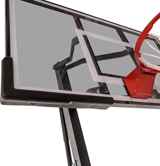 Silverback In-Ground Basketball Hoops, Adjustable Height Tempered Glass Backboard and Pro-Style Flex Rim. - Multiple Styles Available