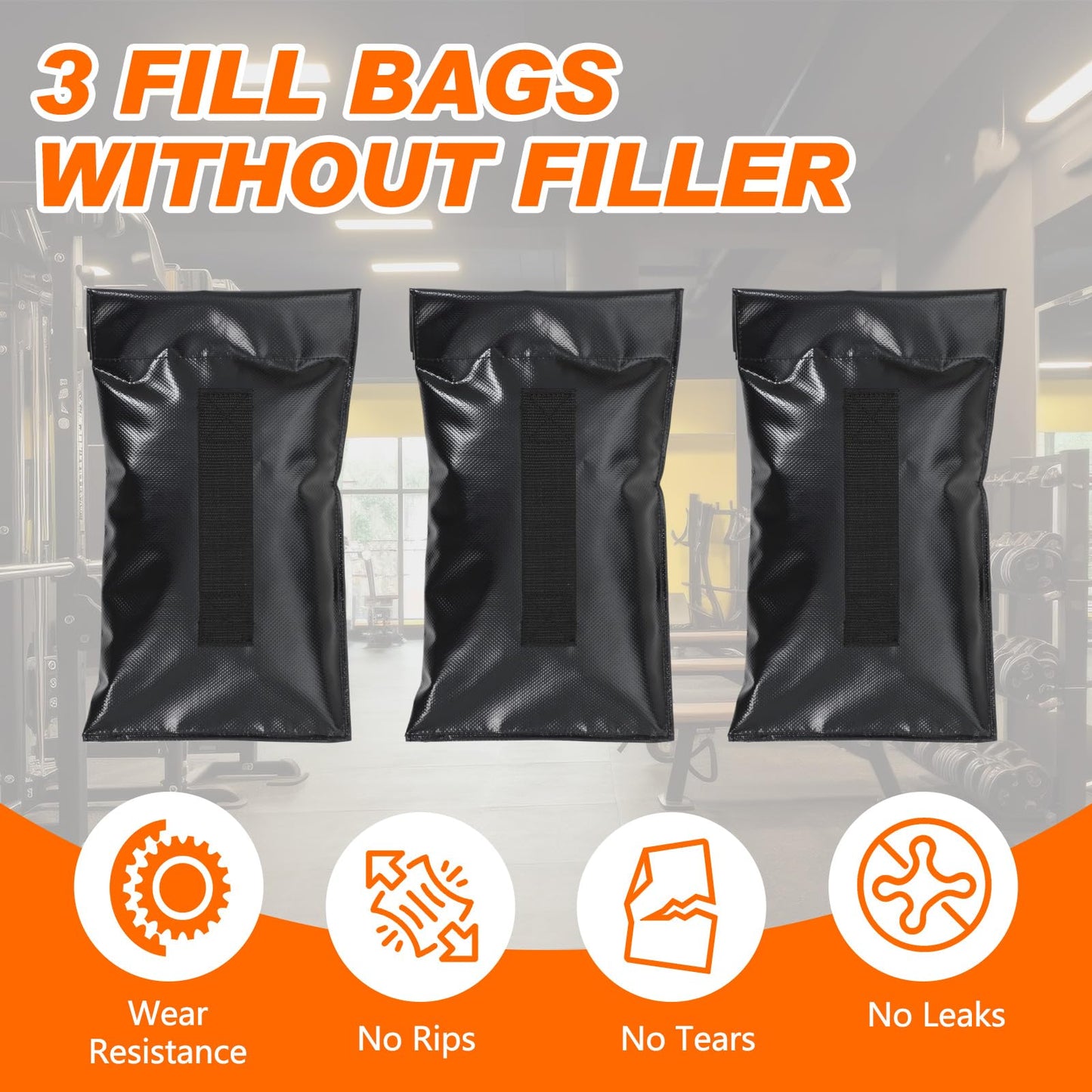Soulchen Weight Sled Trainer Adjustable, Upgrade Sandbag Resistance Workout Push Sled Trainer with 3 Weight Sandbags for Sprinter Speed Training Running Indoor Outdoor