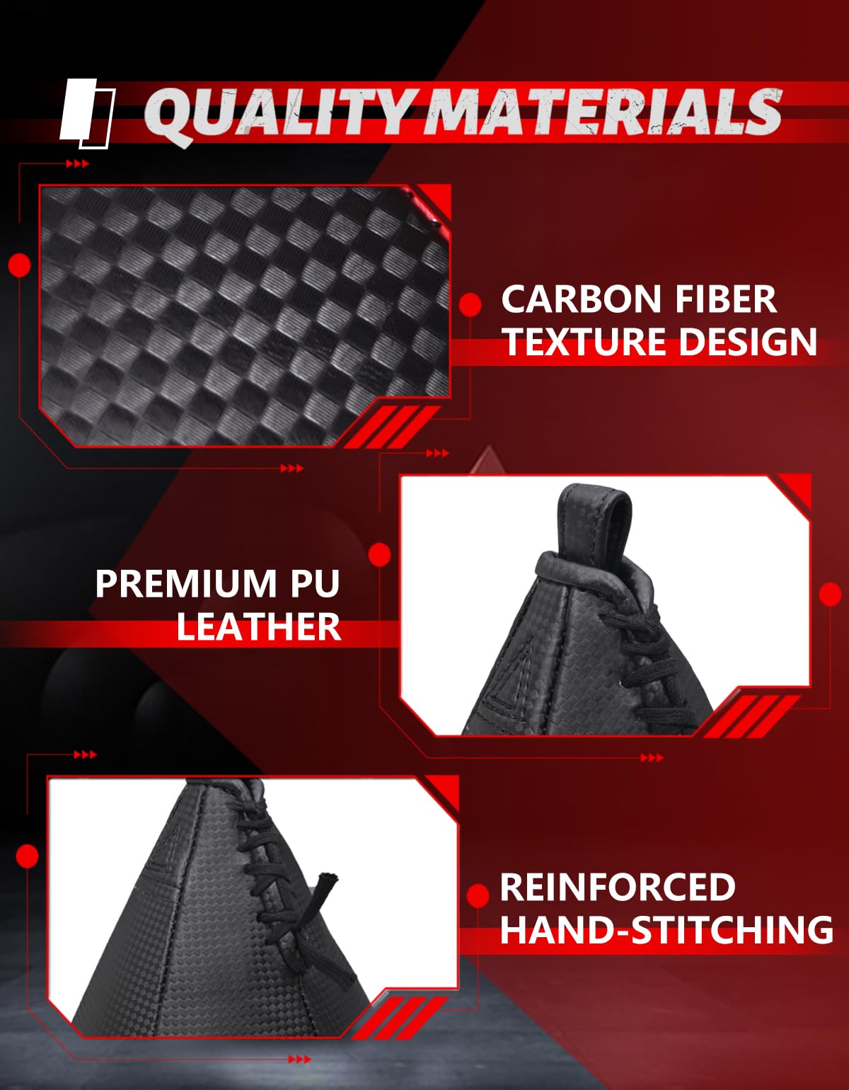 SAEEPABUL Speed Bag,Speed Bag for Boxing,PU Leather Reflex Training Pear Shaped Punching Bag,Fast Reaction Skills Development Perfect for Kids Teens Adults Boxing Coaches Black