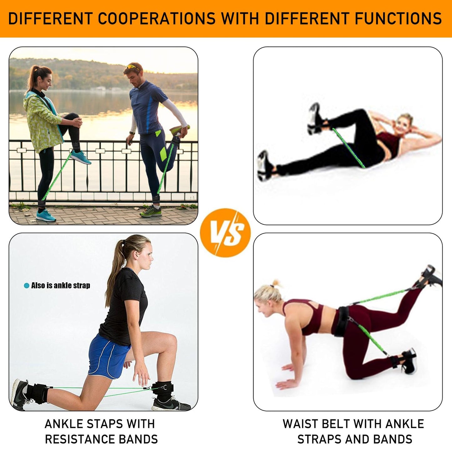Tuyzhrymlic Leg Training Equipment, Vertical Jump Trainer Helps to Improve Strength Agility Explosive on Lower Body Suitable for Basketball Tennis Football Boxing Volleyball Running Men and Women