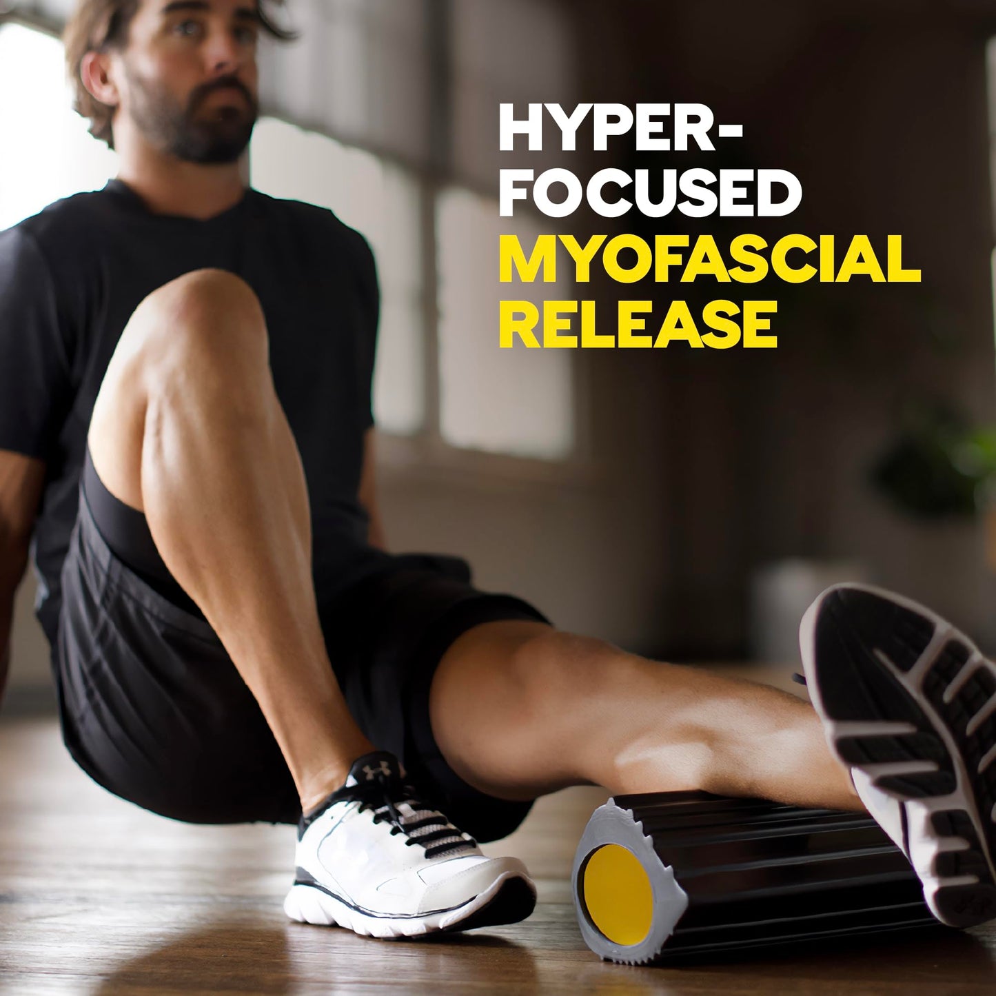 TRX Training Rocker Myofascial Release Roller, Neck and Back Massage Roller for Muscles, Round Foam Roller for Stretching and Postworkout Use, 13 Inches