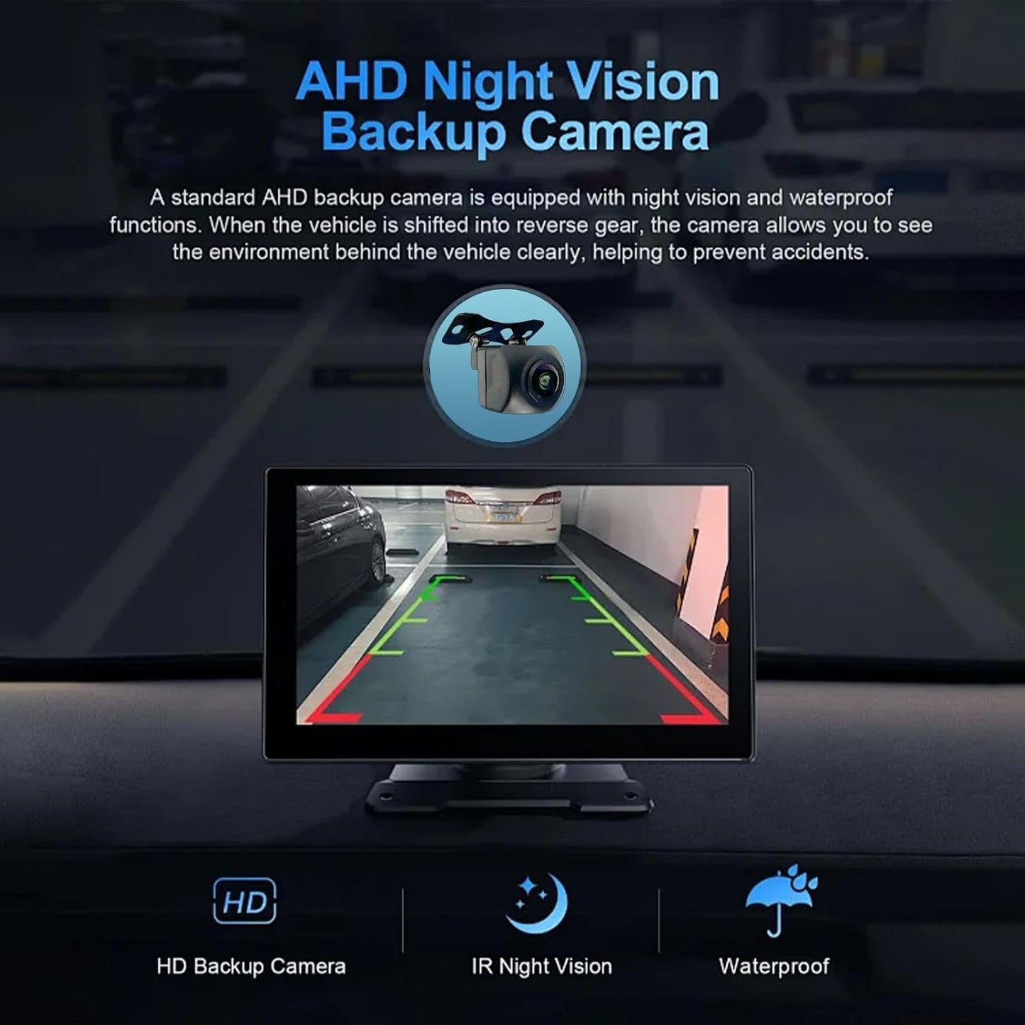 Generic Automobile Assist Camera - Reverse Viewfinder, Single Piece Guidance Webcam for Driver Aid, Nautical Sight