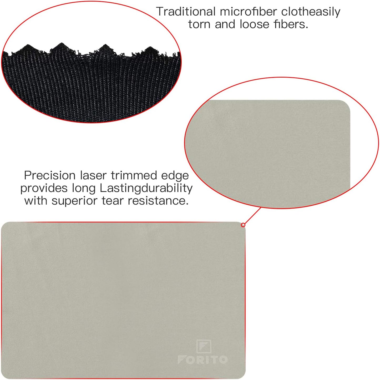 15" 15" 16" F FORITO Microfiber Liner Cleaning Cloth with Screen Keyboard Imprint Protection, Compatible with MacBook