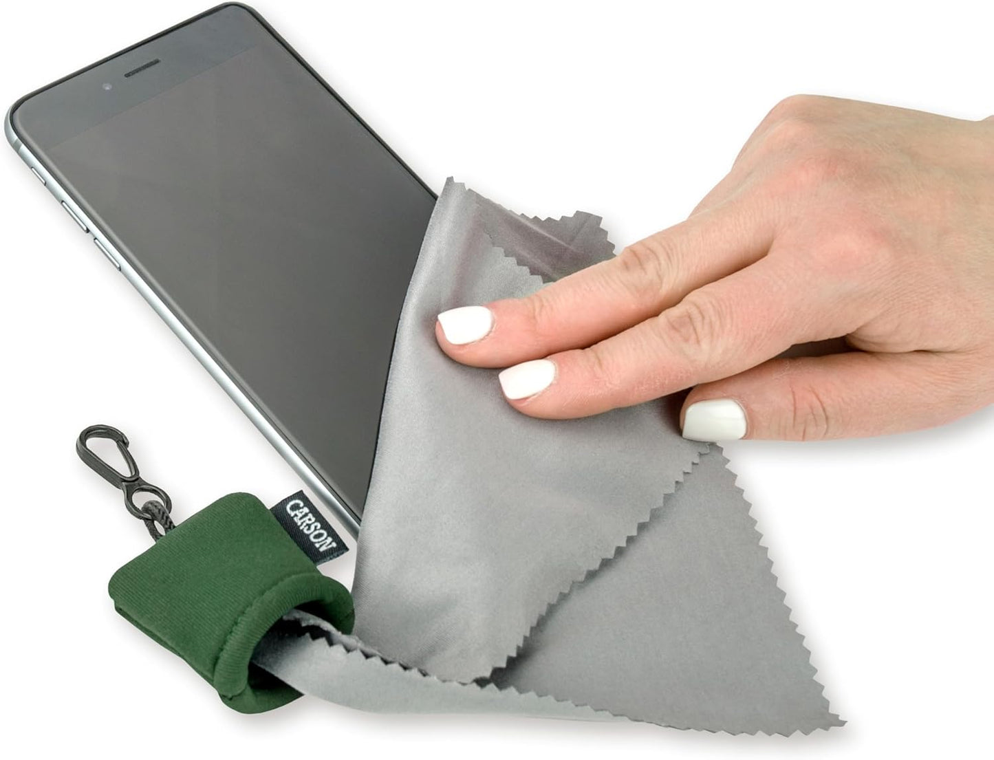 Carson Stuff-It Microfiber Lens Cloth Cleaning System