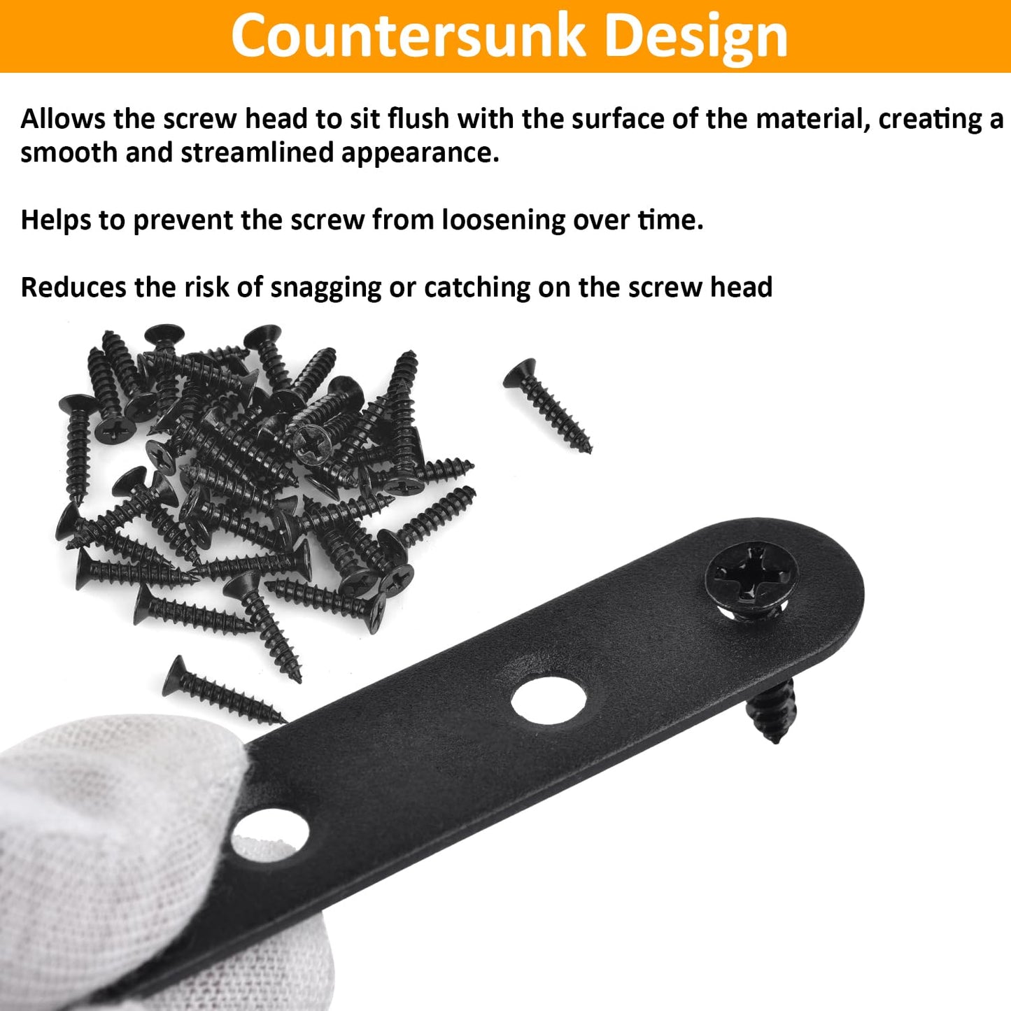 20-Pack Mending Plates for Wood Kit with 40 Self-Tapping Screws - 304 Rustproof Reinforced Flat Brackets for Wood Furniture Repair, Door Frame & Cabinet Reinforcement,Stainless Steel