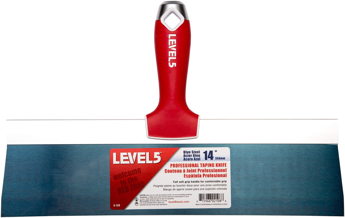 Taping Knife Set, Blue Steel - LEVEL5 | Pro-Grade | Sheetrock Gyprock Drywall Plasterboard | 5-605