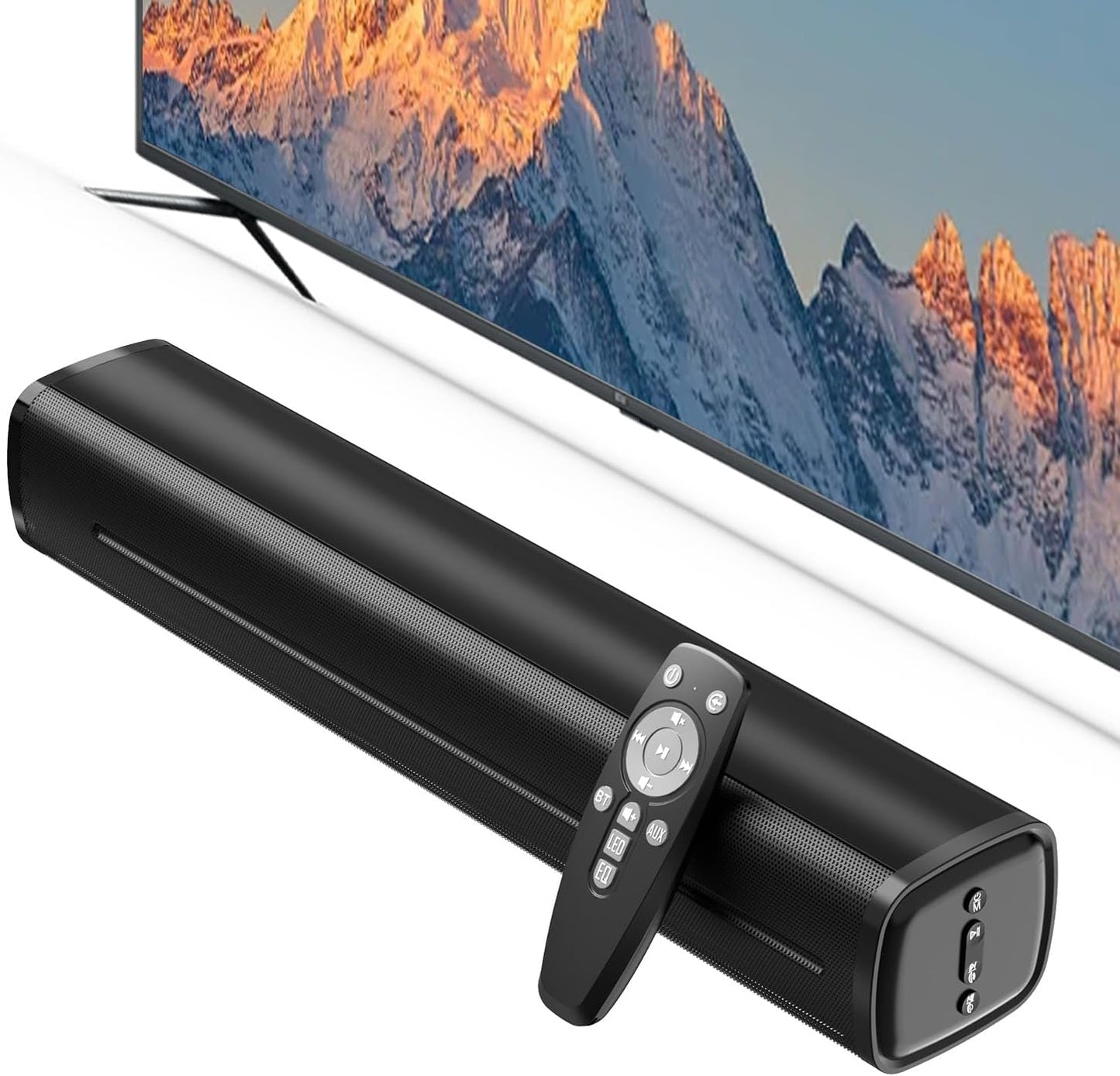 Jierben 50W Sound Bar for Smart TV, Sound Bar, Bluetooth Soundbar for TV, Surround Sound Speakers