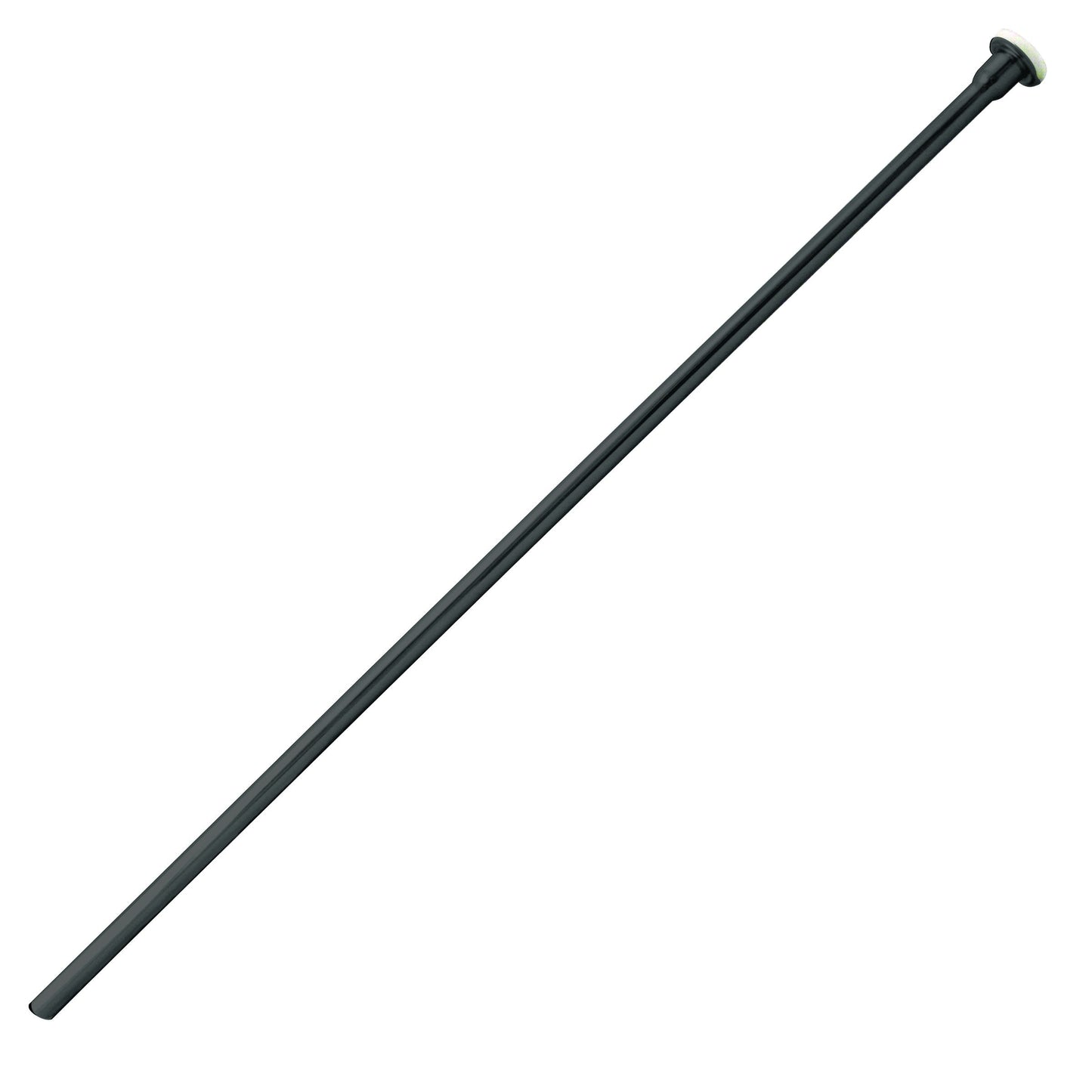 Westbrass D103KFH-6-62 1/2" IPS x 3/8" OD x 20" Flat Head Riser Supply Line Kit with Round Handle Angle Supply Shut Off Valve for Toilet, Matte Black (6-Pack)