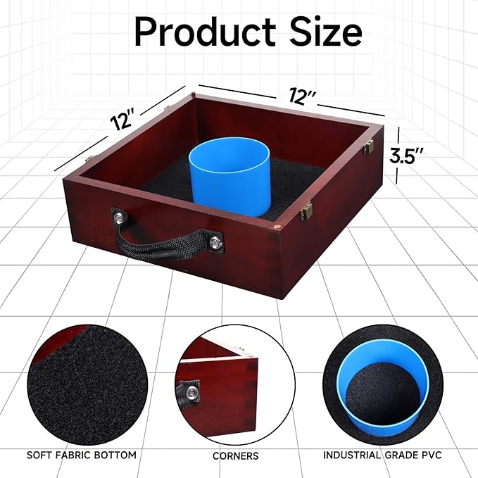 GSE Games & Sports Expert Premium Wood Washer Toss Game Set with 8 Washers with Bottle Opener for Adults and Family. Portable Lawn Game for Beach, Backyard, Pitching, Tailgating, Camping