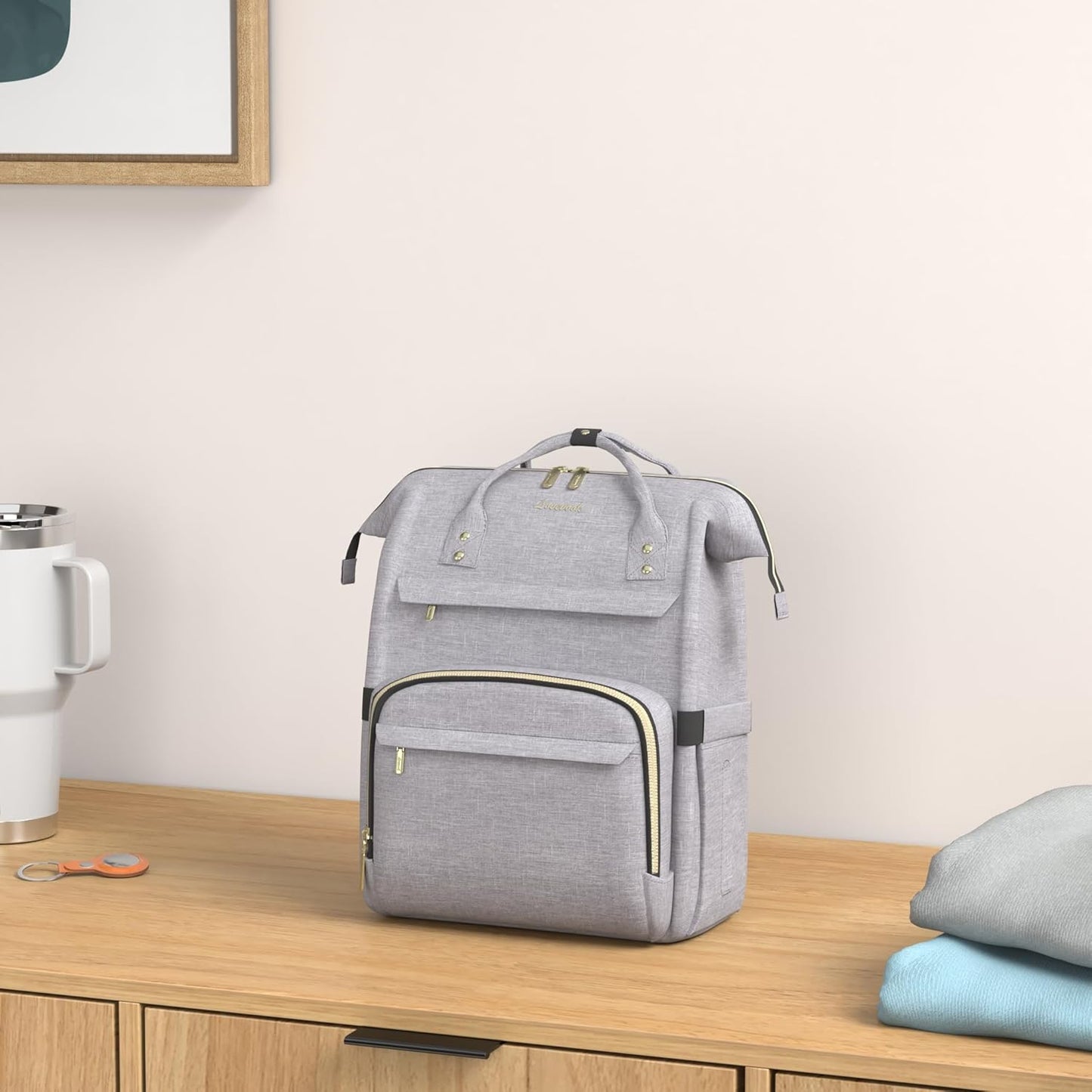Backpack 15.6 Inch Backpack Backpack LOVEVOOK Laptop for Women, Travel with Laptop Compartment, Water Resistant Work