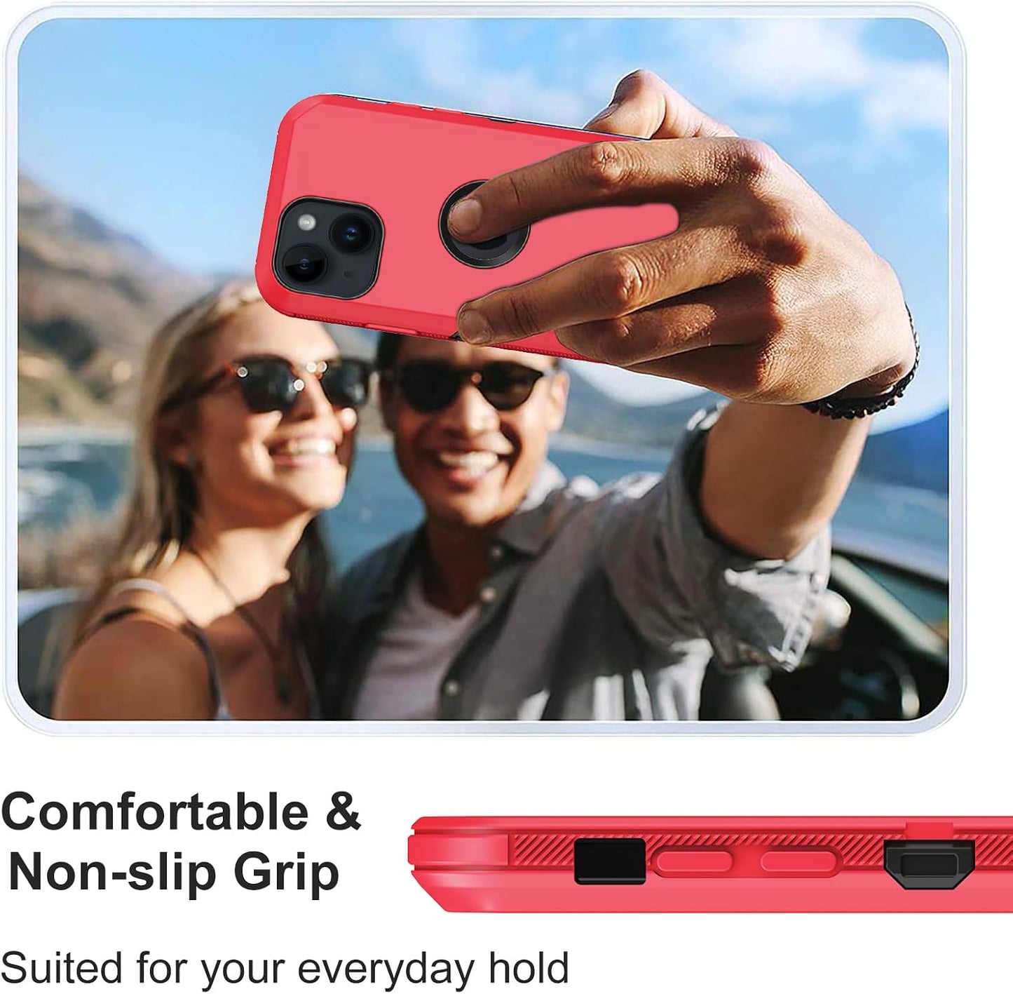 Aimoll-88 15 3 15 for iPhone Case, with Built in Screen Protector Heavy Duty Drop Protection,Full Body Layer Rugged