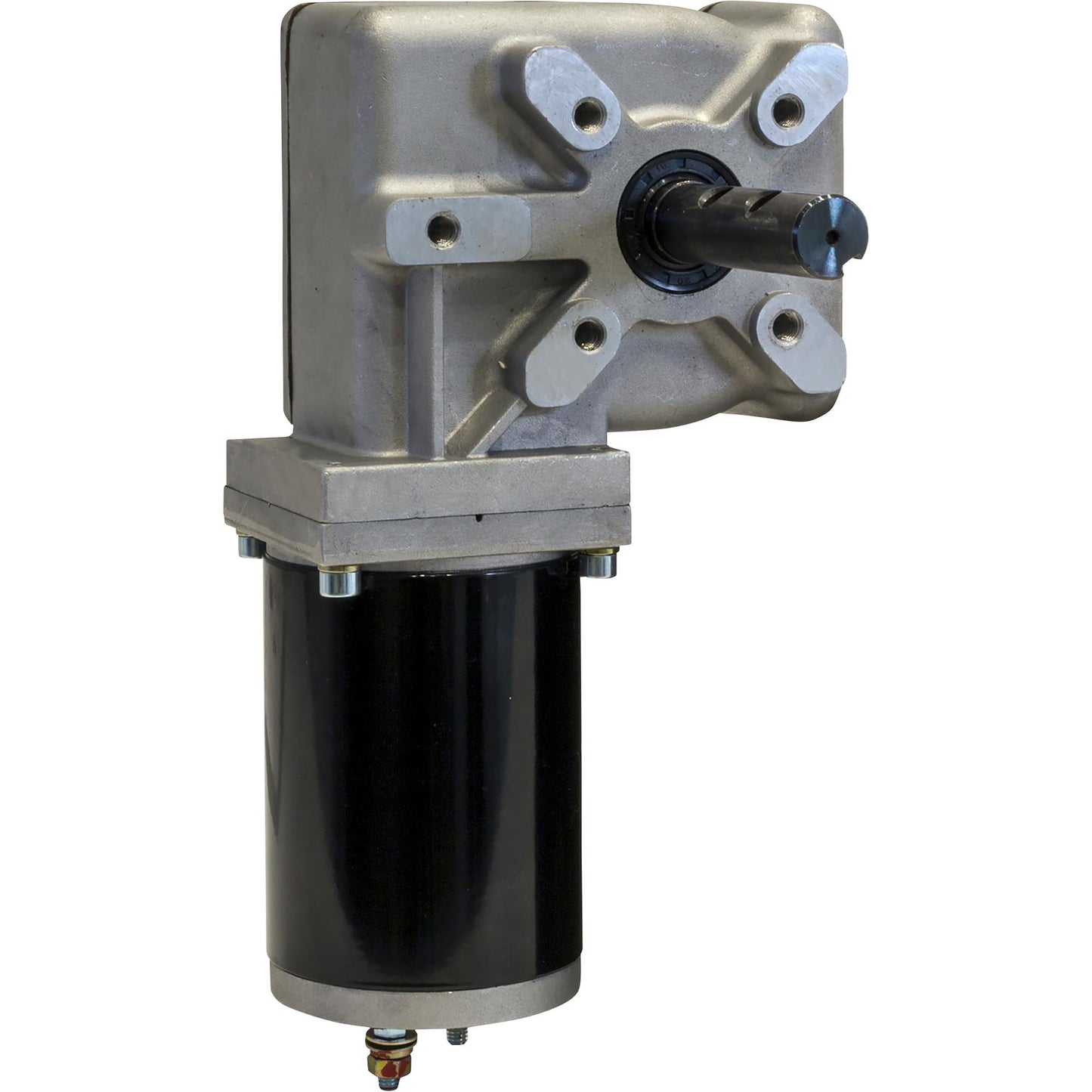 Buyers Products 5543095 12V Electric Tarp Gear Motor for Dump Trailers and Electronic Tarp Systems, Bronze Alloy Gear, Weatherproof Chrome-Plated Housing, Built for Long Service Life
