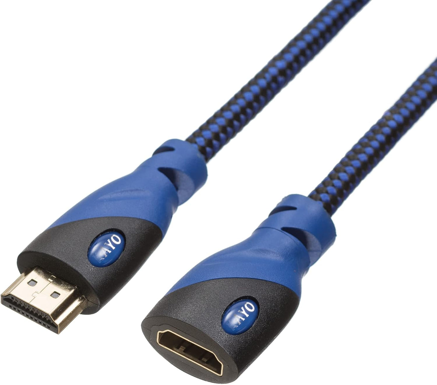 KAYO 25 (2.0b) 4k 3D, 2160p, 2.2 25ft HDMI Extender - Male to Female, Extension Cable ( Feet ) High-Speed HDMI Cable