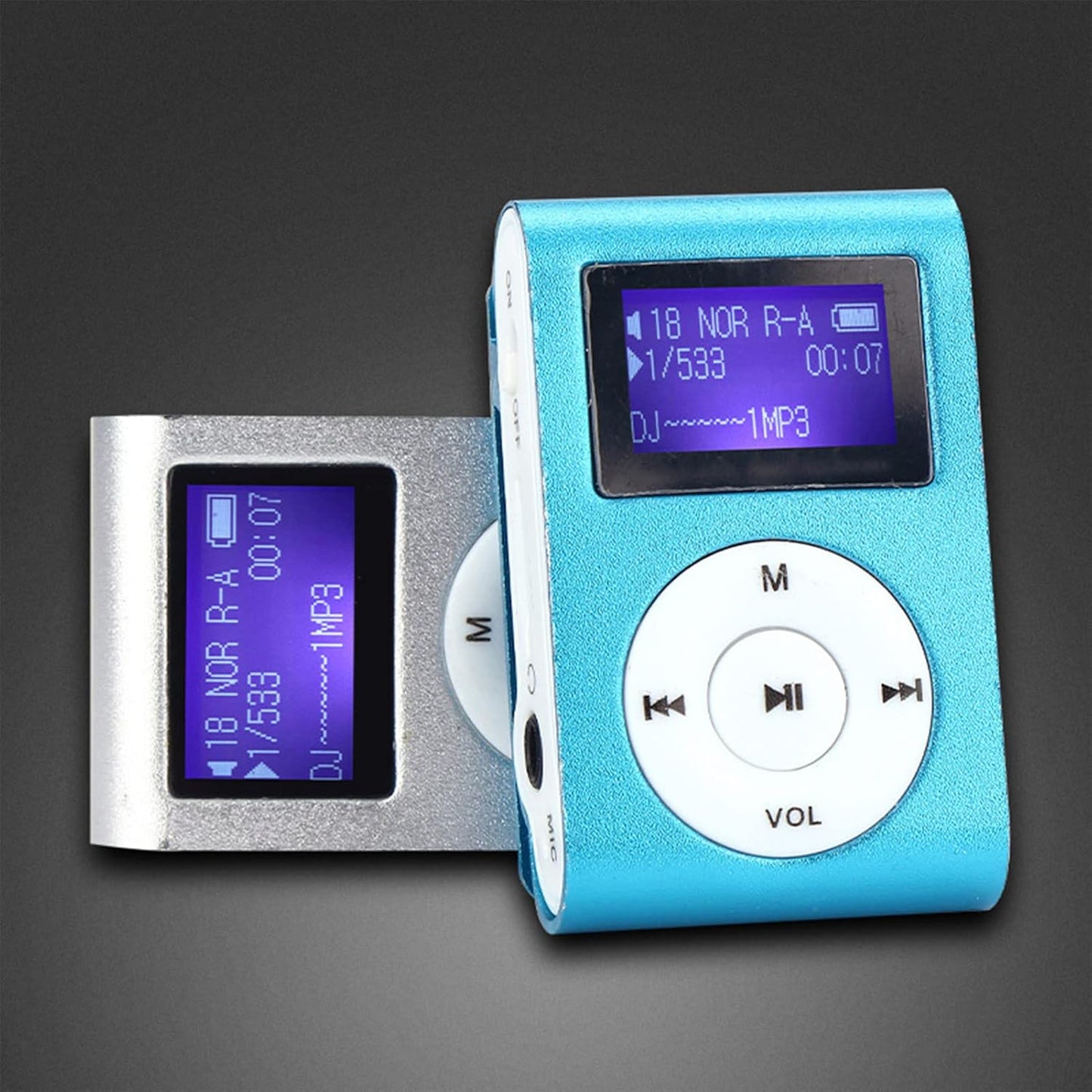 Yoidesu MP3 Mini Player, Portable Music Player with Metal Shell, Lavalier Design, Digital HiFi Audio Player for Kids