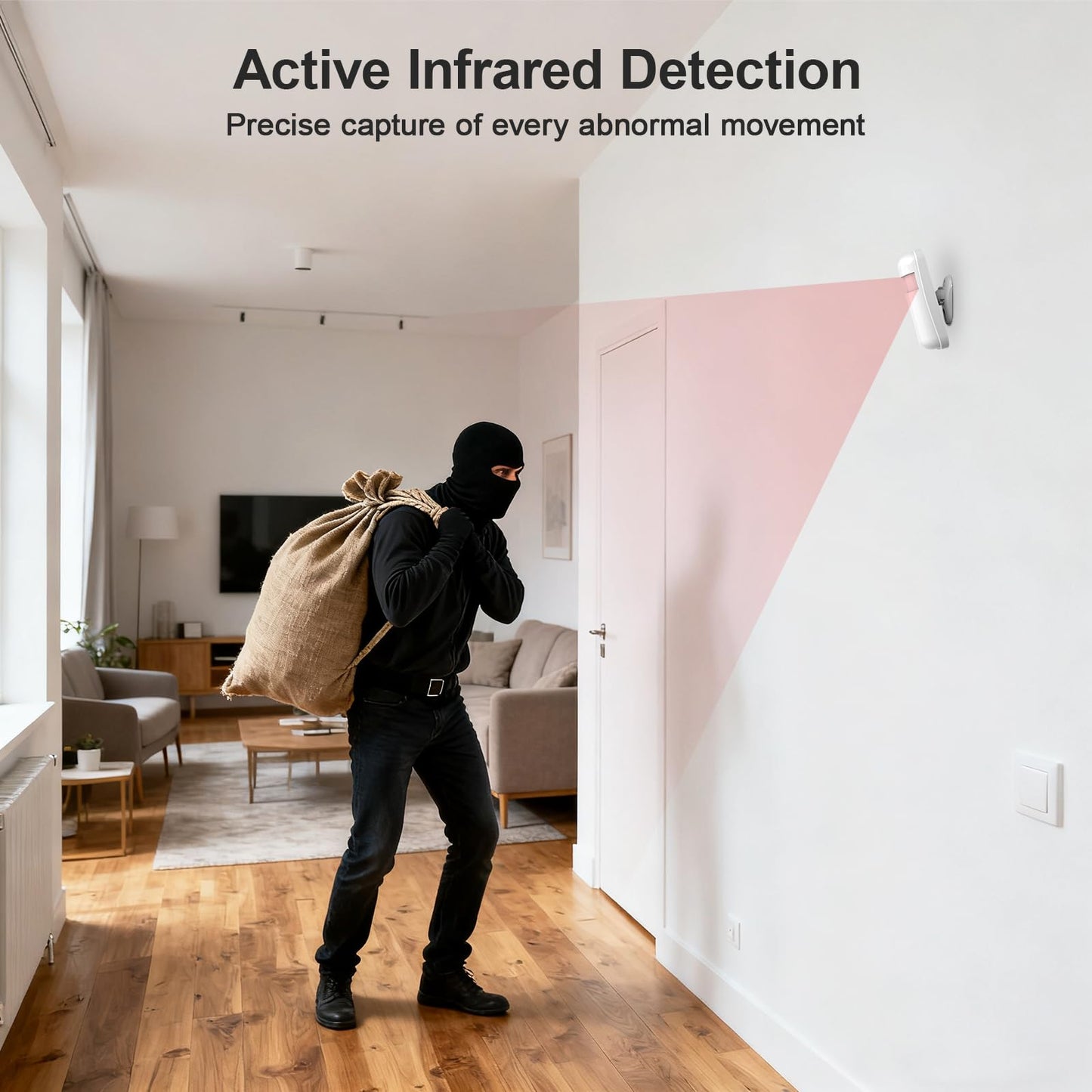 Alarm System for Home Security,24Pcs WiFi+GSM/4G No Monthly Fee Wireless Security System, Phone App Control,Real-Time Alert,Auto Alarm Dial,Compatible with Alexa & Google,No Monthly Fee