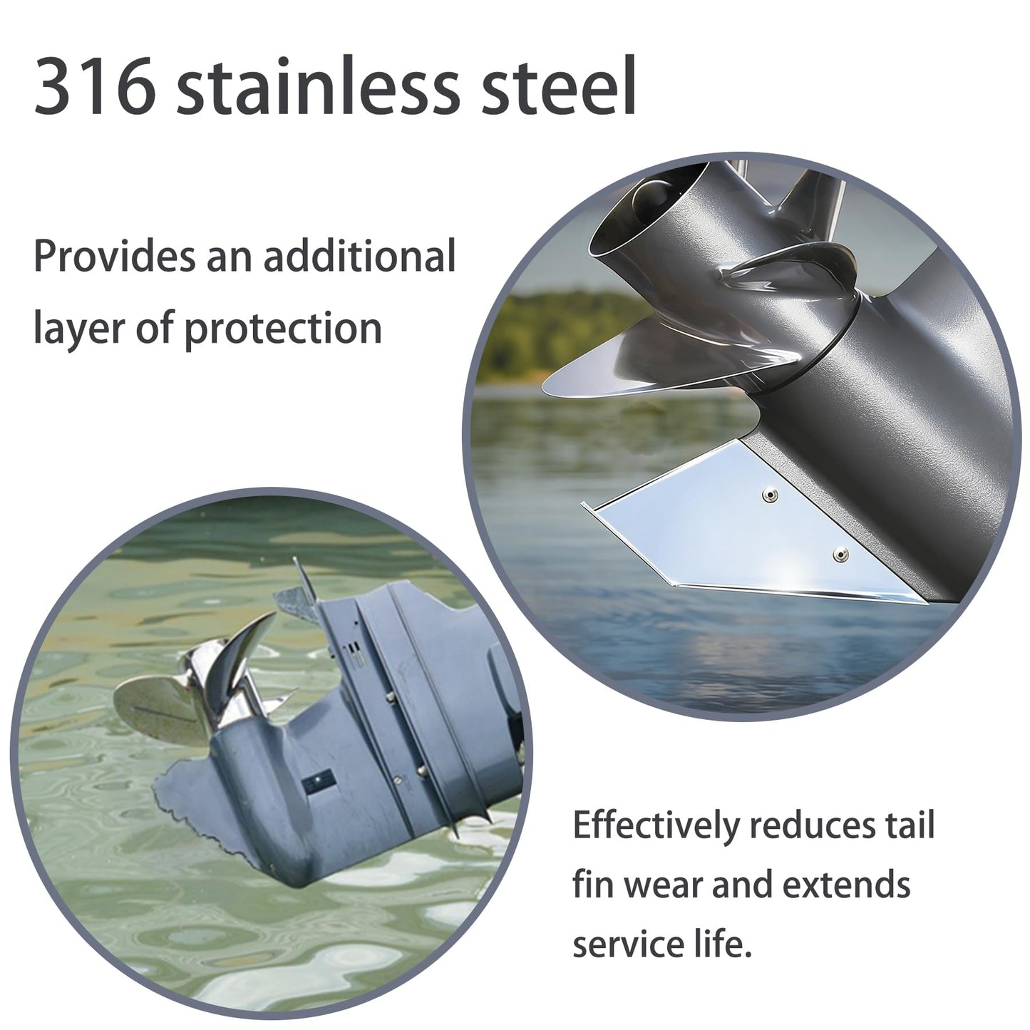 27061 Skeg Guard Safe Skeg Protector for Mercury 75 to 175 HP 2 & 4 Stroke