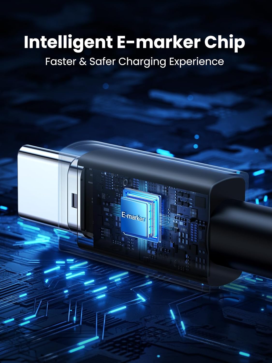 240W 17/17 Pro/17 Max/16, S25/S24, 6, 1.6FT UGREEN USB C to USB C Cable, USB C Cable Fast Charging, USB C Charger Cable