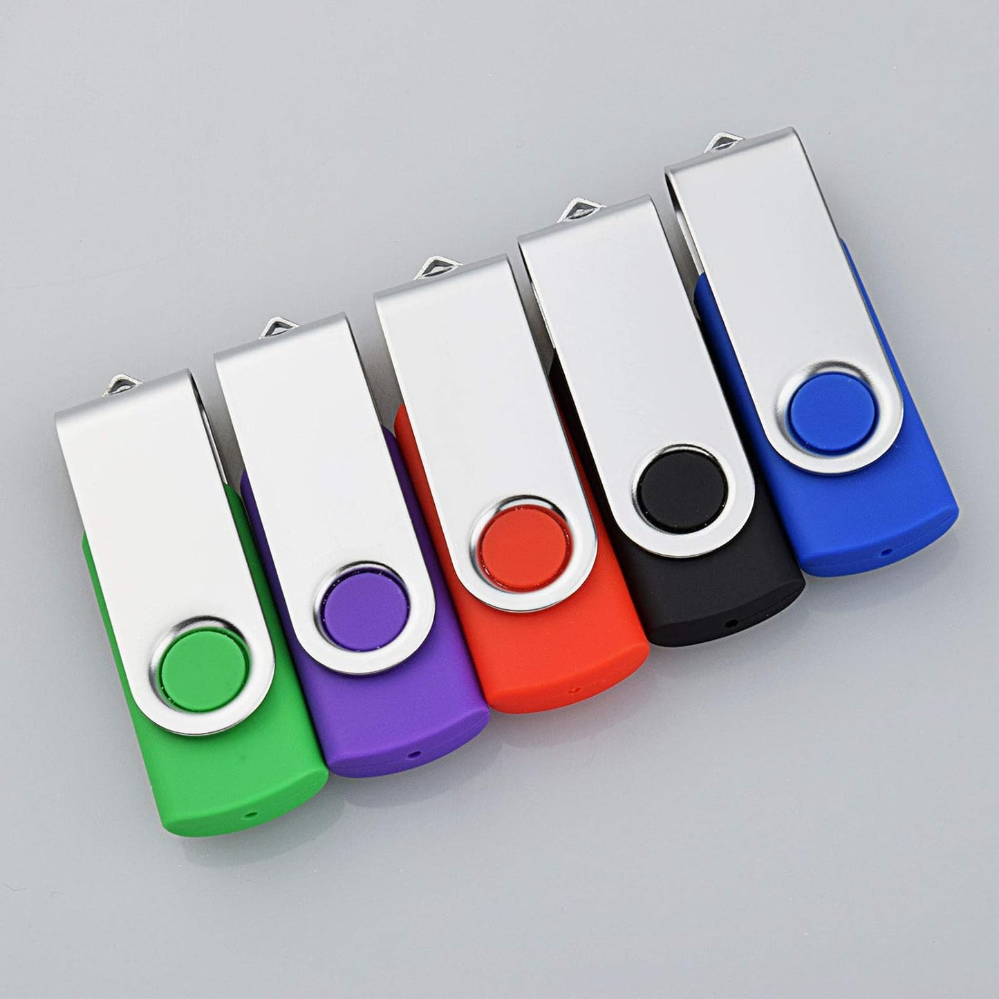 KOOTION 5 Pack 4GB 4 Drive(5 USB Flash Drive Thumb Drive USB Drive GB Jump Drive Memory Stick Pen Colors: Black Blue