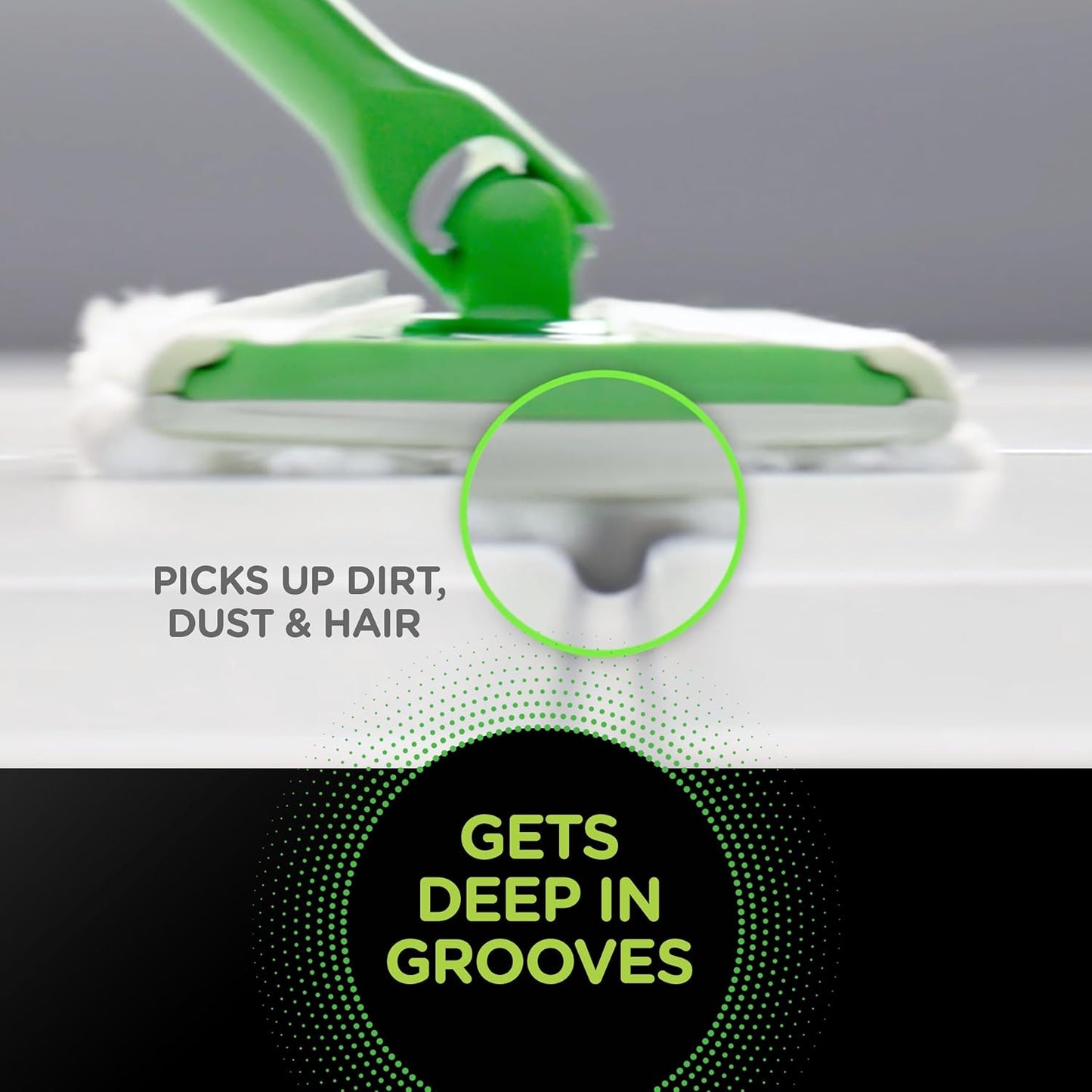 Swiffer Sweep + Mop Dry Pads Refill - Heavy Duty Multi-Surface Floor Cleaner Wipes | 40 Count