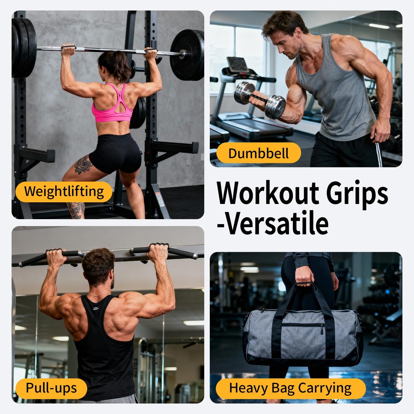GPANDAG [Upgraded Wider] Weight Lifting Hooks and Lifting Grips for Men and Women(2 Pair), Lifting Straps Gym Grip for Weightlifting, Deadlifts, Pull-Ups, Strength Training, Wrist Wraps Hooks for Seniors
