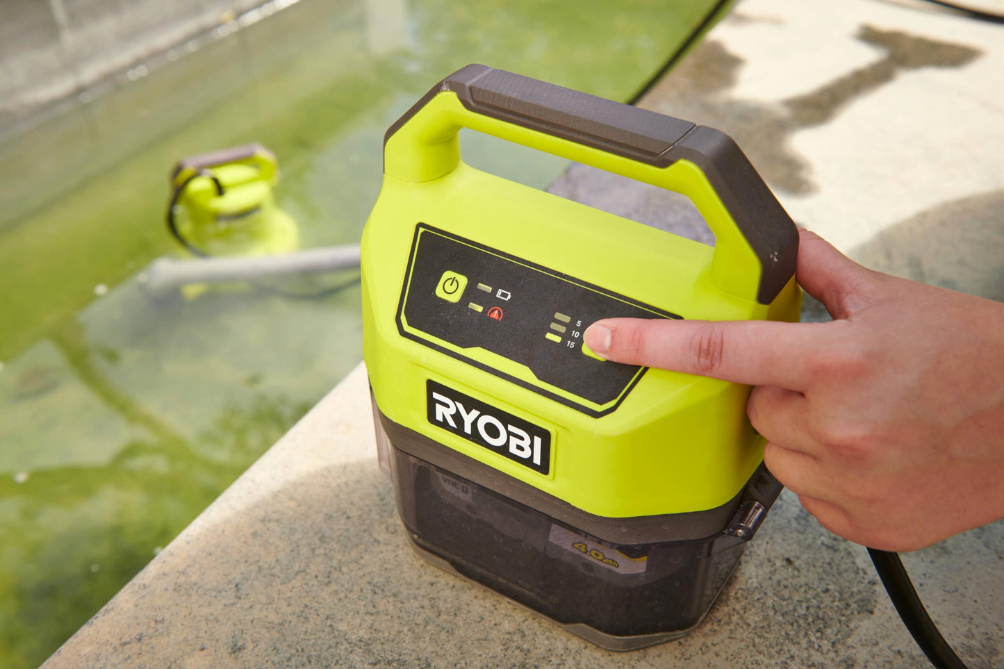 Ryobi RY18SPA-0 18V ONE+ Cordless Submersible Pump (Bare Tool) Green