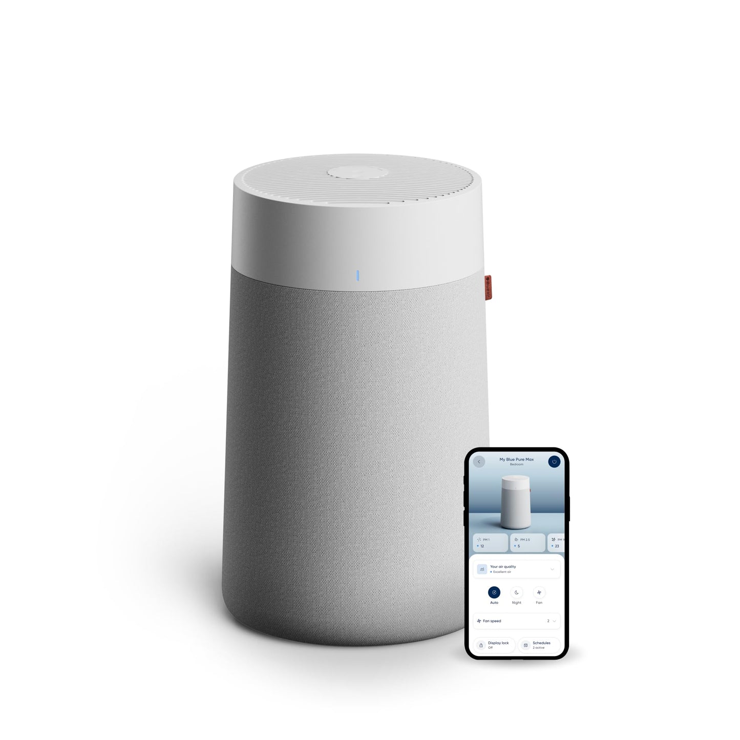 BLUEAIR Blue Pure 311i Max Smart Air Purifier for Medium Rooms up to 1,800 Sq Ft HEPASilent Air Cleaner for Pets Allergies Smoke & Dust WiFi Air Purifier with Auto Mode Quiet Air Purifier for Bedroom