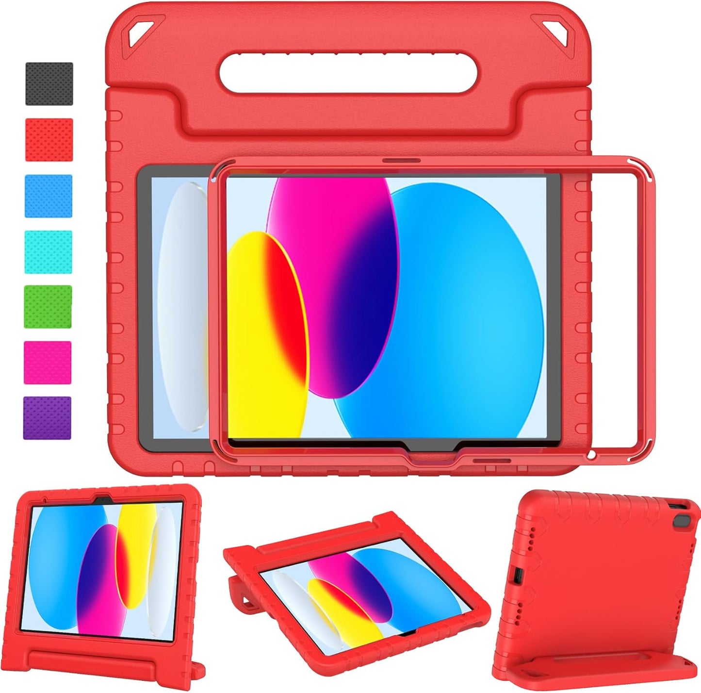 LTROP 11th (A16) 2025/ 10th (10.9-inch, 2022) 11th/ 10th Kids Case for New iPad Generation Generation with Screen