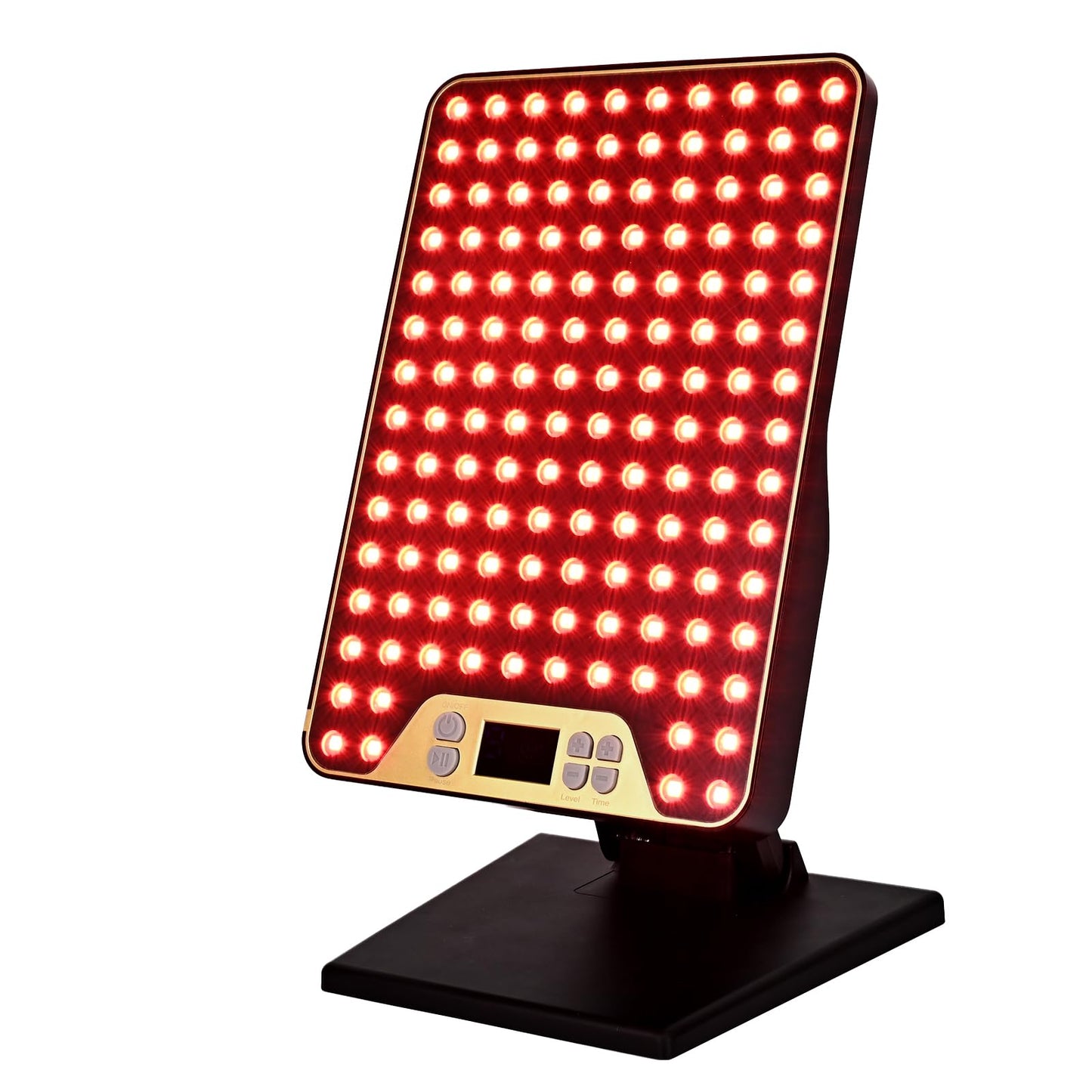 Rechargeable Red Light Therapy Panel with 4 Wavelengths 630/660/810/850nm, 138 LEDs High Power for Face & Body, Light Therapy with Adjustable Stand & Timer