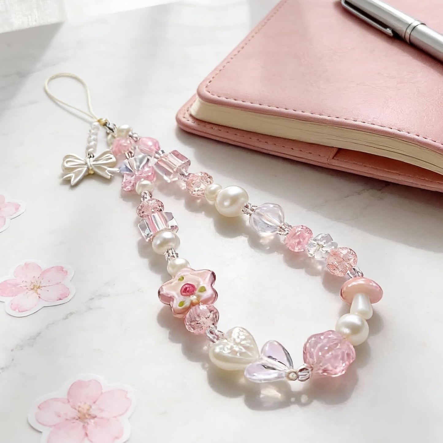 Cute Beaded Camera Wrist Strap - Adorable Lanyard for Digital Cameras & Phones