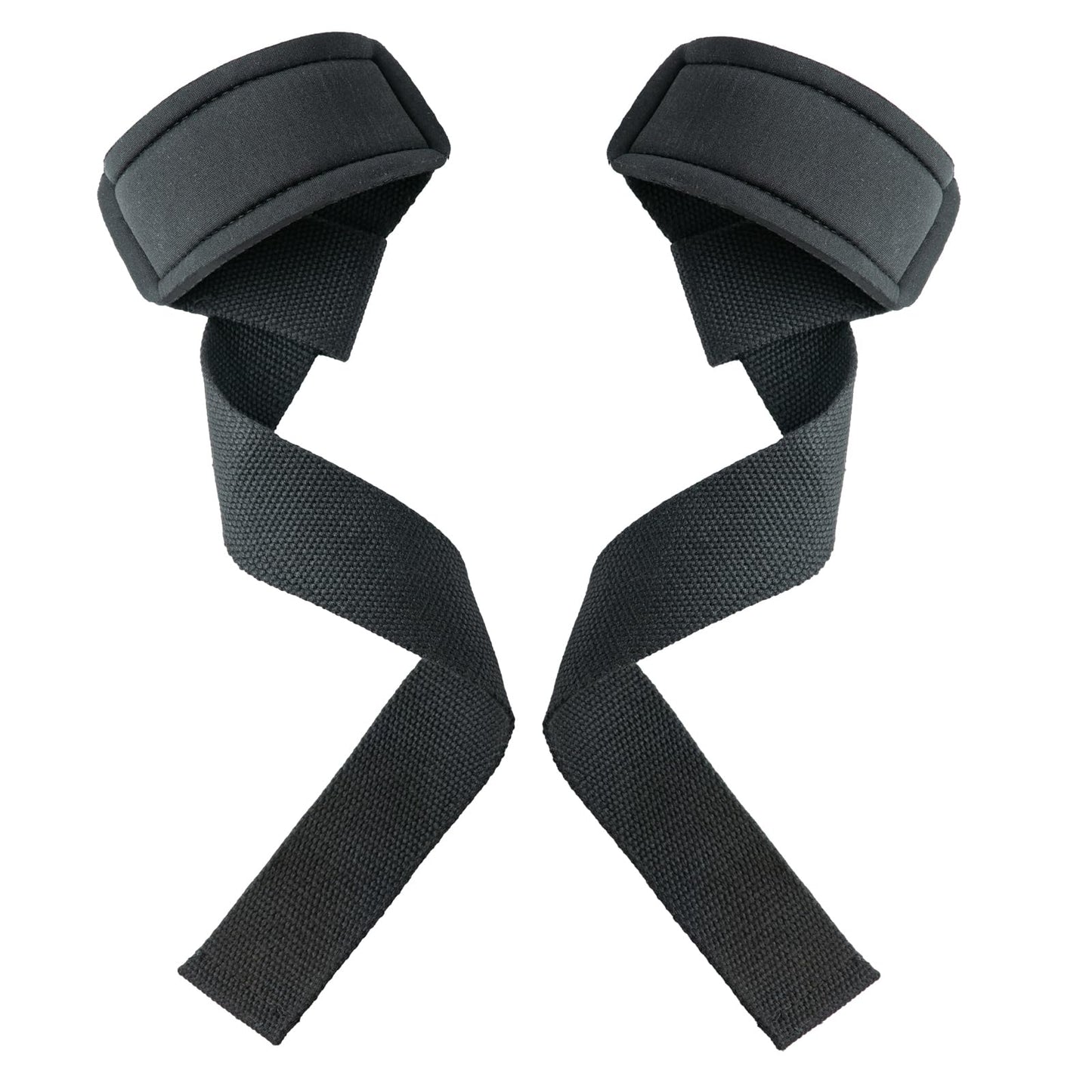 GSFOVOP Lifting Wrist Straps for Weightlifting, Deadlifts, Strength Training, Gym Workout, Soft Cotton Wrist Wraps with Neoprene-Padded Support, Premium Strap for Men & Women