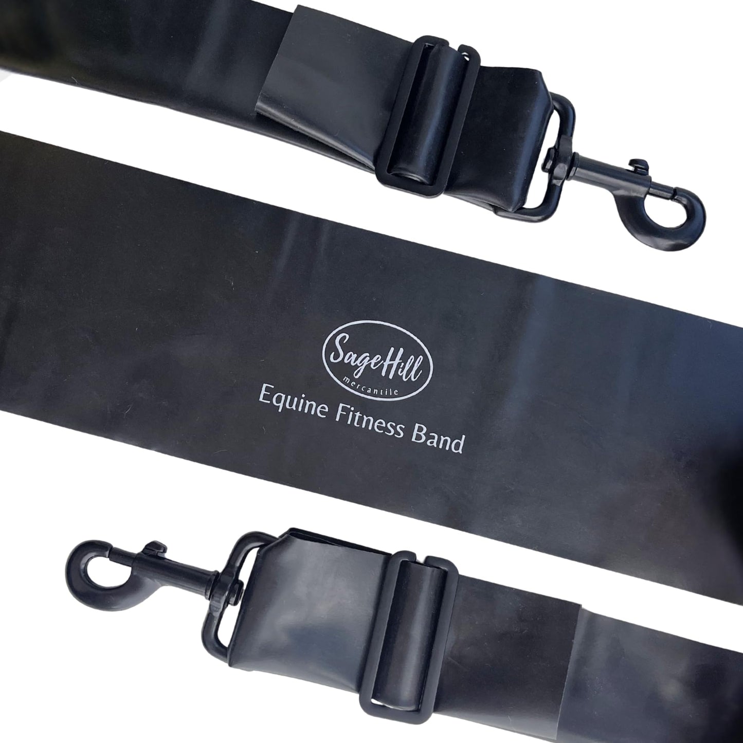 Sage Hill Mercantile New & Updated! Equine Fitness Band for Horses | Lunging Band | Fully Adjustable | English and Western | Clips to Saddle or Surcingle | Encourages Hind End and Topline Development