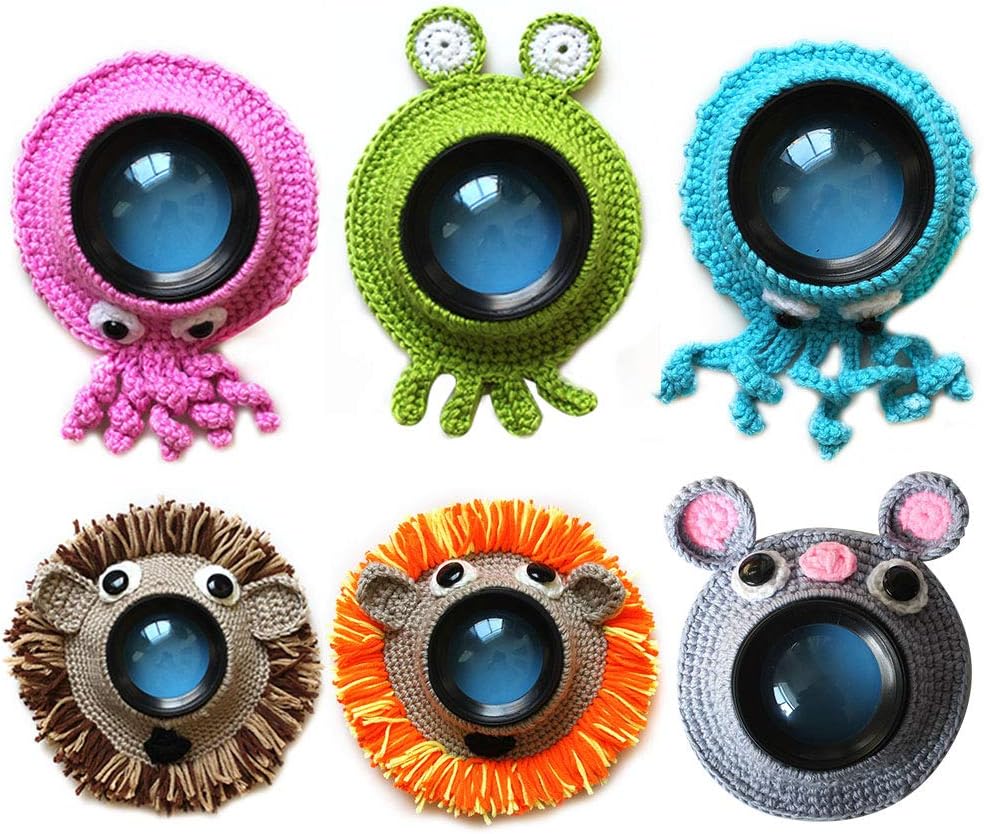 Frandilo Camera Buddies, Shutter Huggers for Getting The Baby's Attention, Child Lens Accessory Handmade Pet Shutter