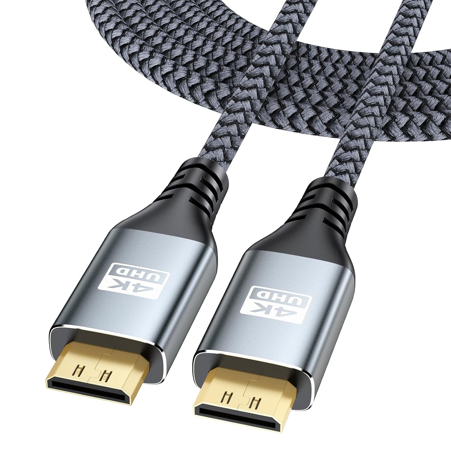 4K 6FT, 4K@60Hz, 2K@120Hz, 1080P, 3D W/2W/WH/2WH Mini HDMI to Mini HDMI Cable HDMI Mini Cable Support HDR, ARC