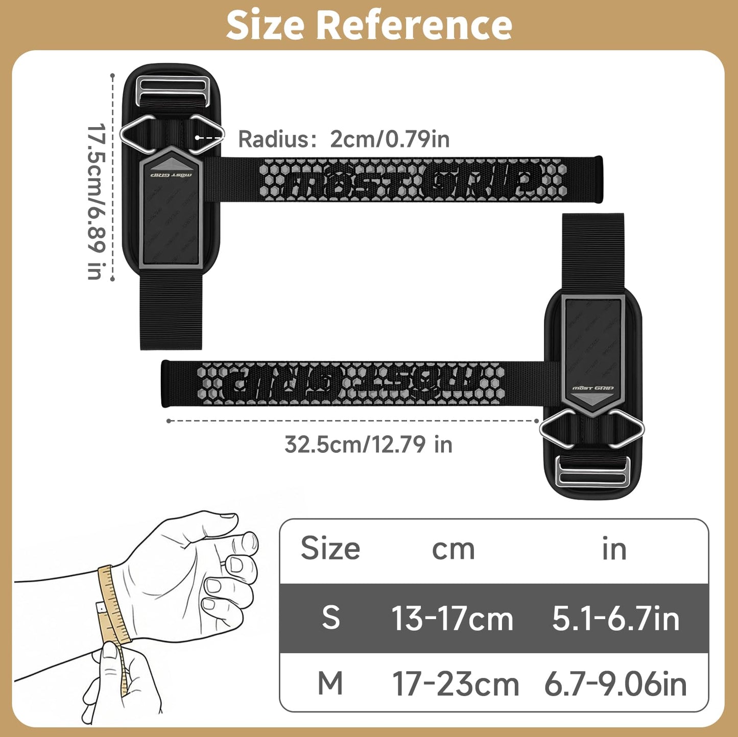 MOST GRIP Drip Glue Non-Slip Wrist Straps for Weightlifting, 2-in-1 Lifting Straps with D Rings for Cable Machine Workout, 10mm Neoprene Padded Wrist Wraps for Weight Lifting Deadlift (All Black, S (5.1-6.7Inch))