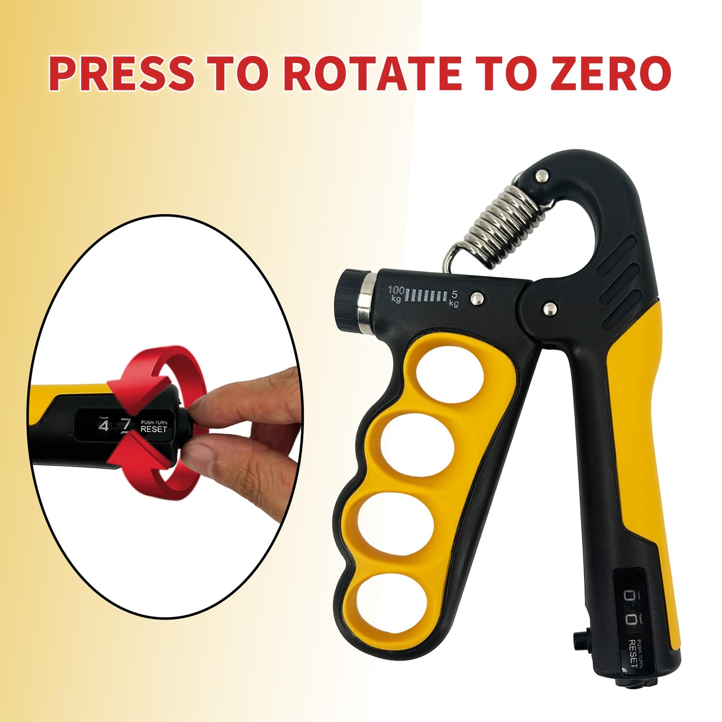 Senston Grip Strength Trainer 2 Pack - Adjustable 11-220Lbs (5-100KG) with Auto Counter, Hand Grip Strengthener, Forearm Exerciser for Athletes, Musicians, Gym, Home, Injury Rehab
