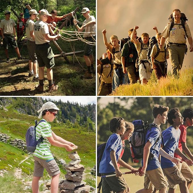Boy’s Convertible Hiking Pants Lightweight Quick Dry Zip Off Pants for Kids Youth Outdoor UPF 50+ Casual Cargo Trousers