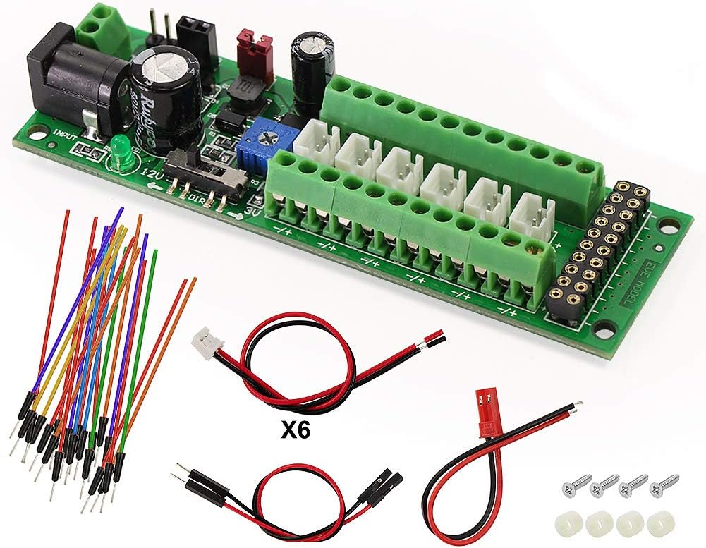 Evemodel PCB012 Power Distribution Board Self-Adapt Distributor HO N O LED Street Light Hub DC AC Voltage Train Power