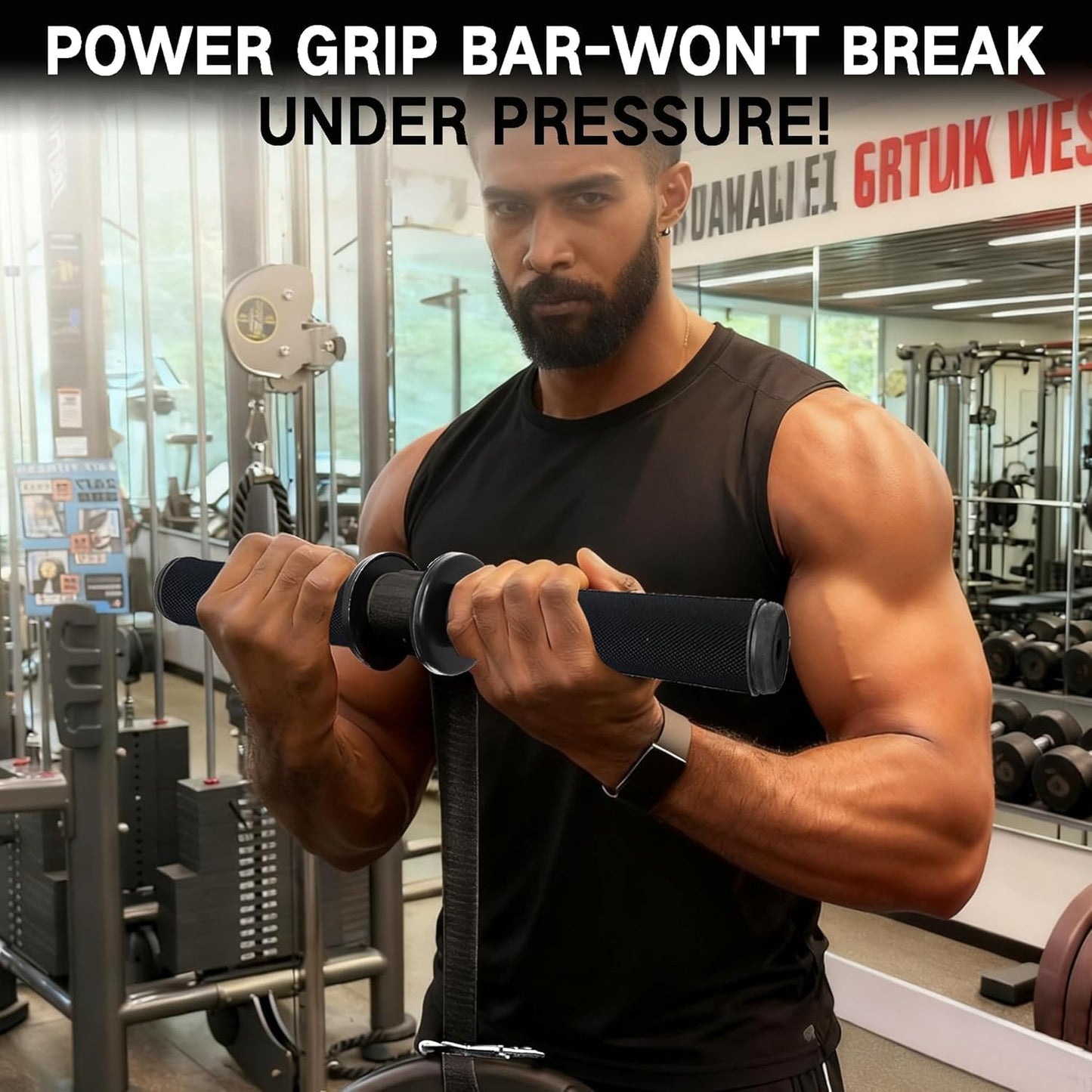Upgraded Forearm Strengthener–Wrist Roller with Clicking Ratchet Feedback & Ergonomic Anti-Slip Grip | Wrist Power | Ideal for Muscle Building, Grip Training & Rehabilitation