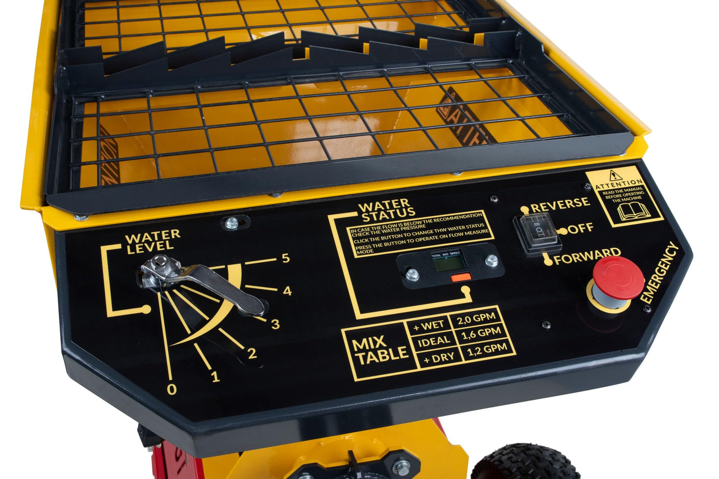 FastMixer Professional Continuous Mixer, 3900 lbs/hr Capacity, Electric 110V, for Concrete, Mortar and Stucco