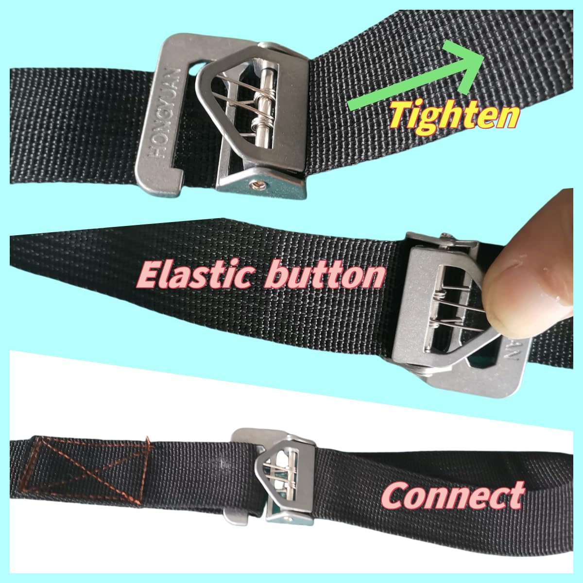 Pallet Straps,Stack Cargo Belt,Transport and Warehouse Cargo Safety Net Reusable, Replacement Wrap Film. Cargo Bandage,Logistics Straps,(20PCS)