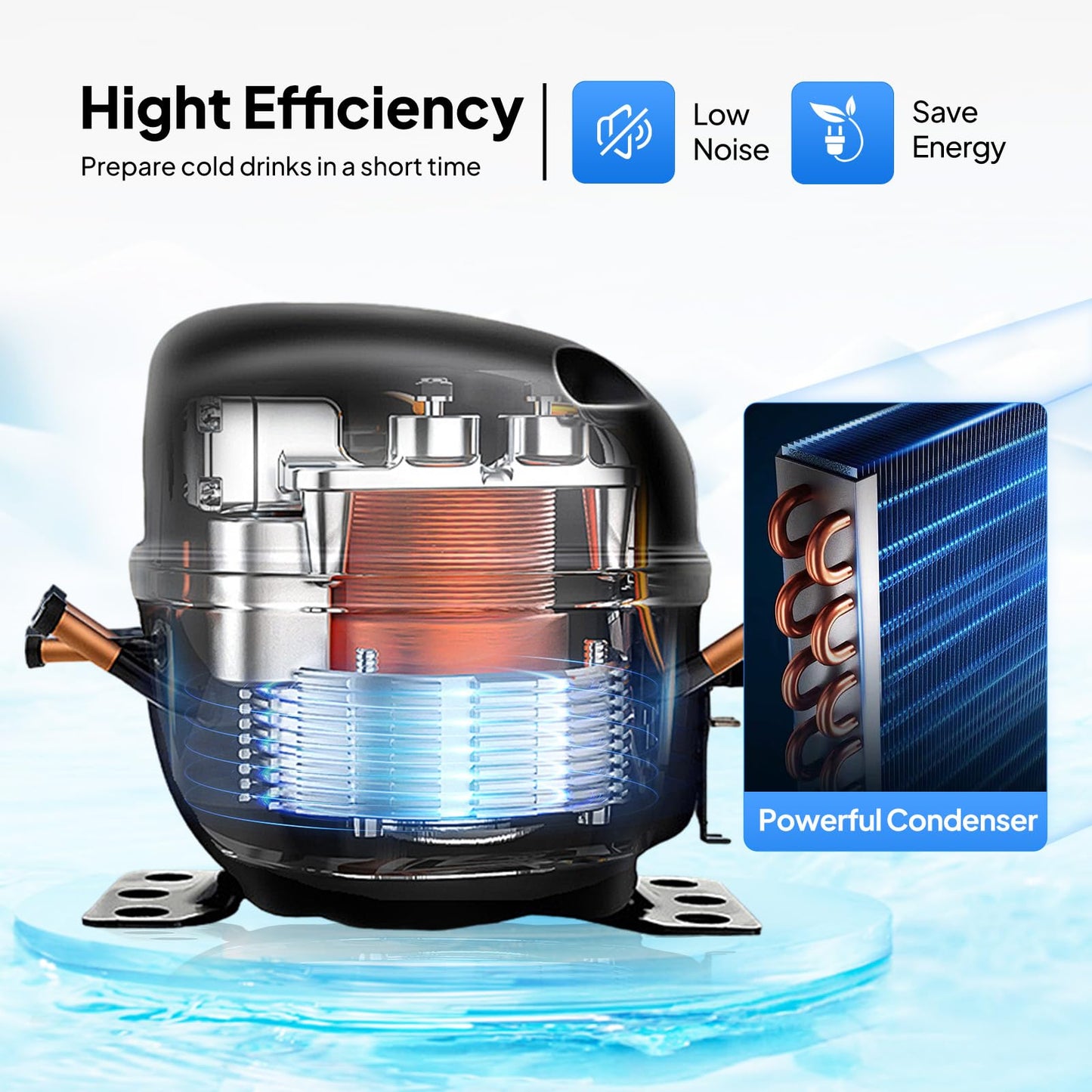 ROVSUN 14.4 Gal/54L Commercial Beverage Dispenser, 18L X 3 Tanks Commercial Juice Dispenser Cold Drink Dispenser Stainless Steel with Thermostat Controller for Home Restaurant Bar Party 110V/60HZ