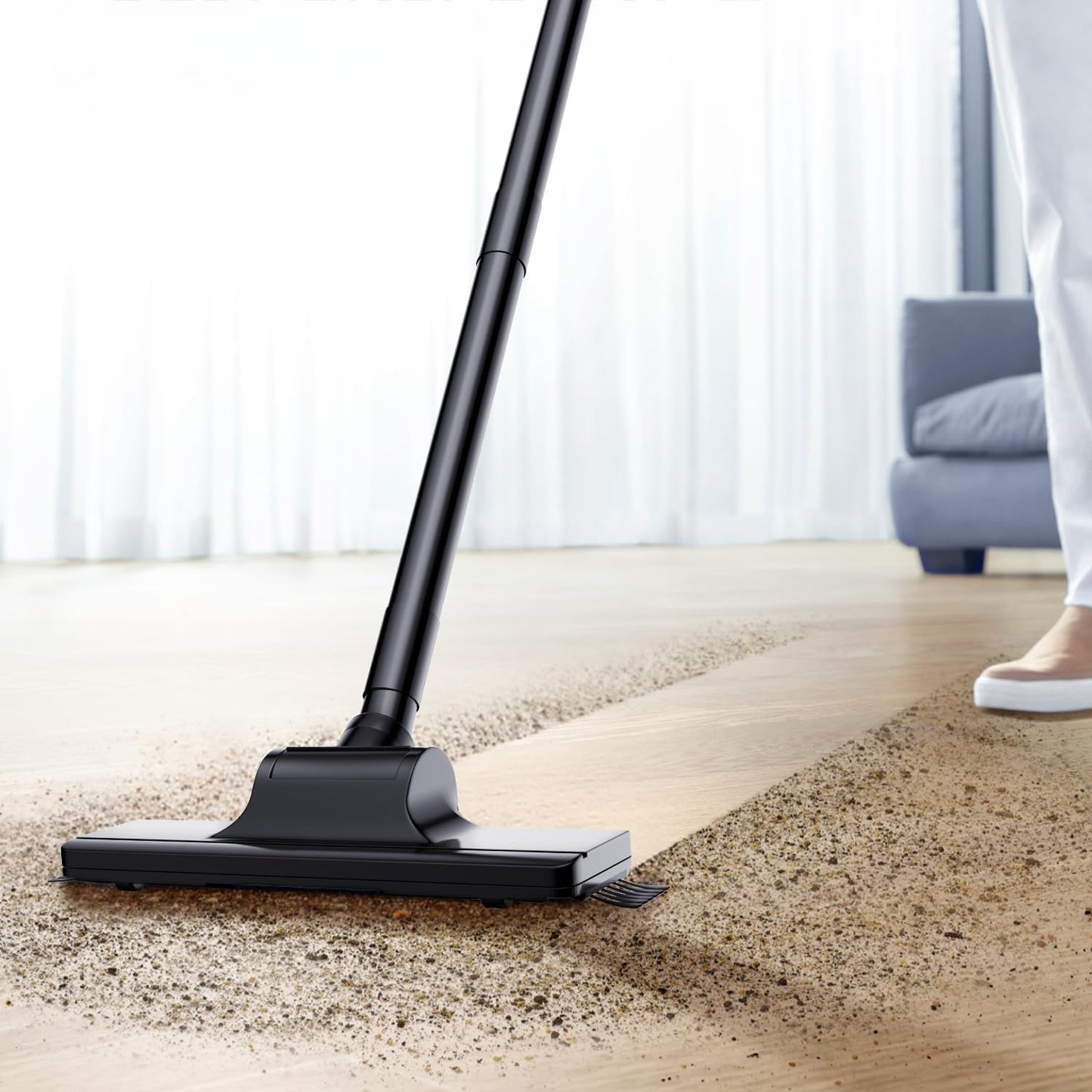 SOWTECH Corded Vacuum Cleaner - Powerful Lightweight Stick Vacuum for Hardwood Floors | 23Ft Long Cord