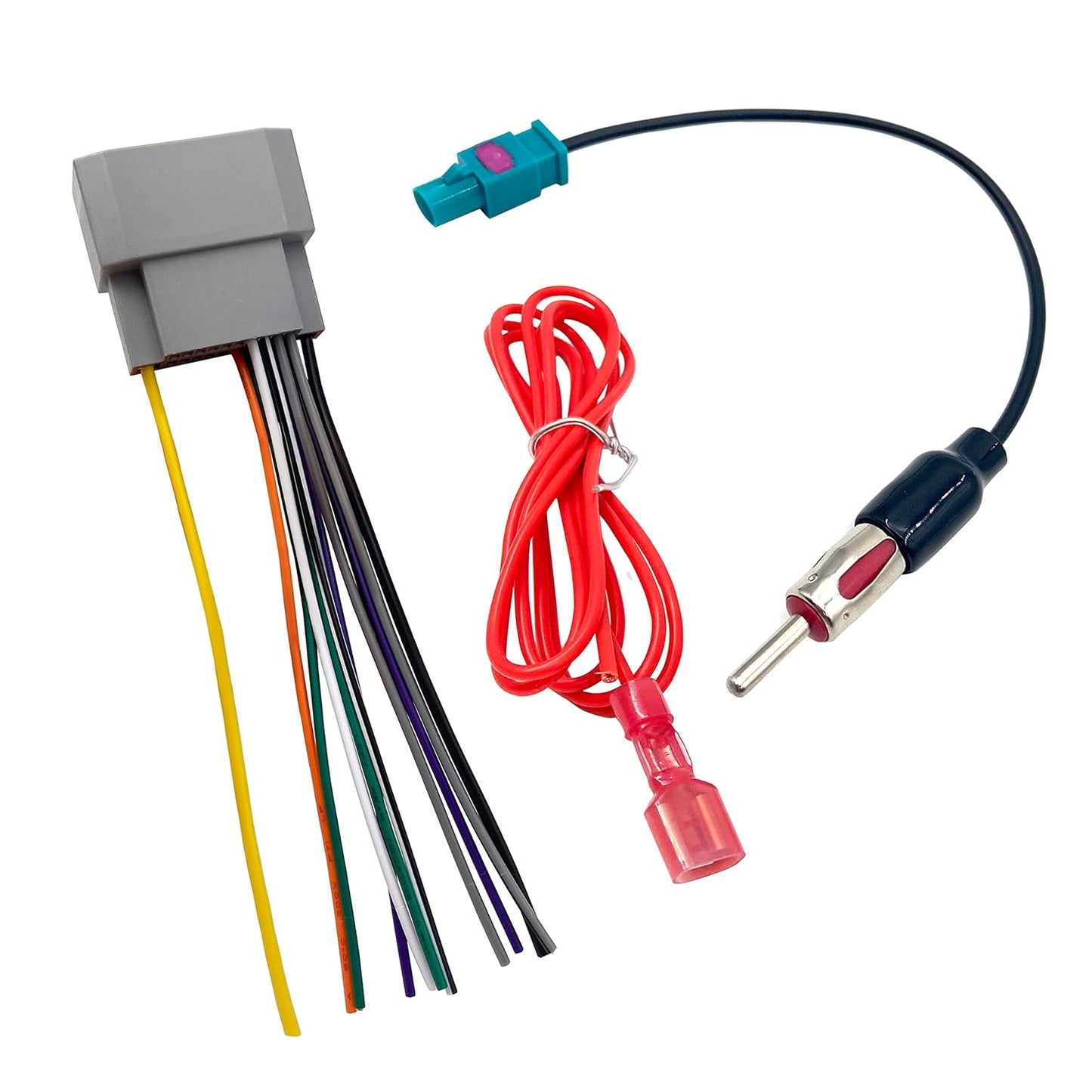 2006-2016 2007-2016 2004-2016 Car Radio Stereo Wiring Harness with Antenna Adapter for Dodge, Jeep, Chrysler Car