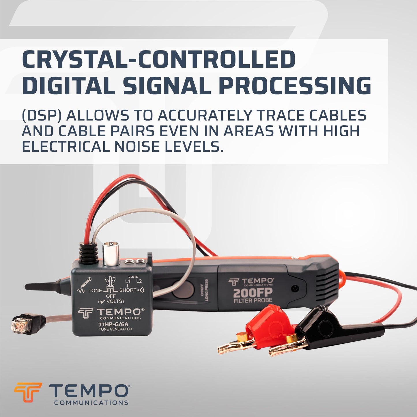 TEMPO 801K Filtered Noise Wire Tracer Tone Generator and Probe Kit for Ethernet, Internet, Telephone, Speaker, Coax, Video, and Data Cable (801K-BOX Cable Toner)